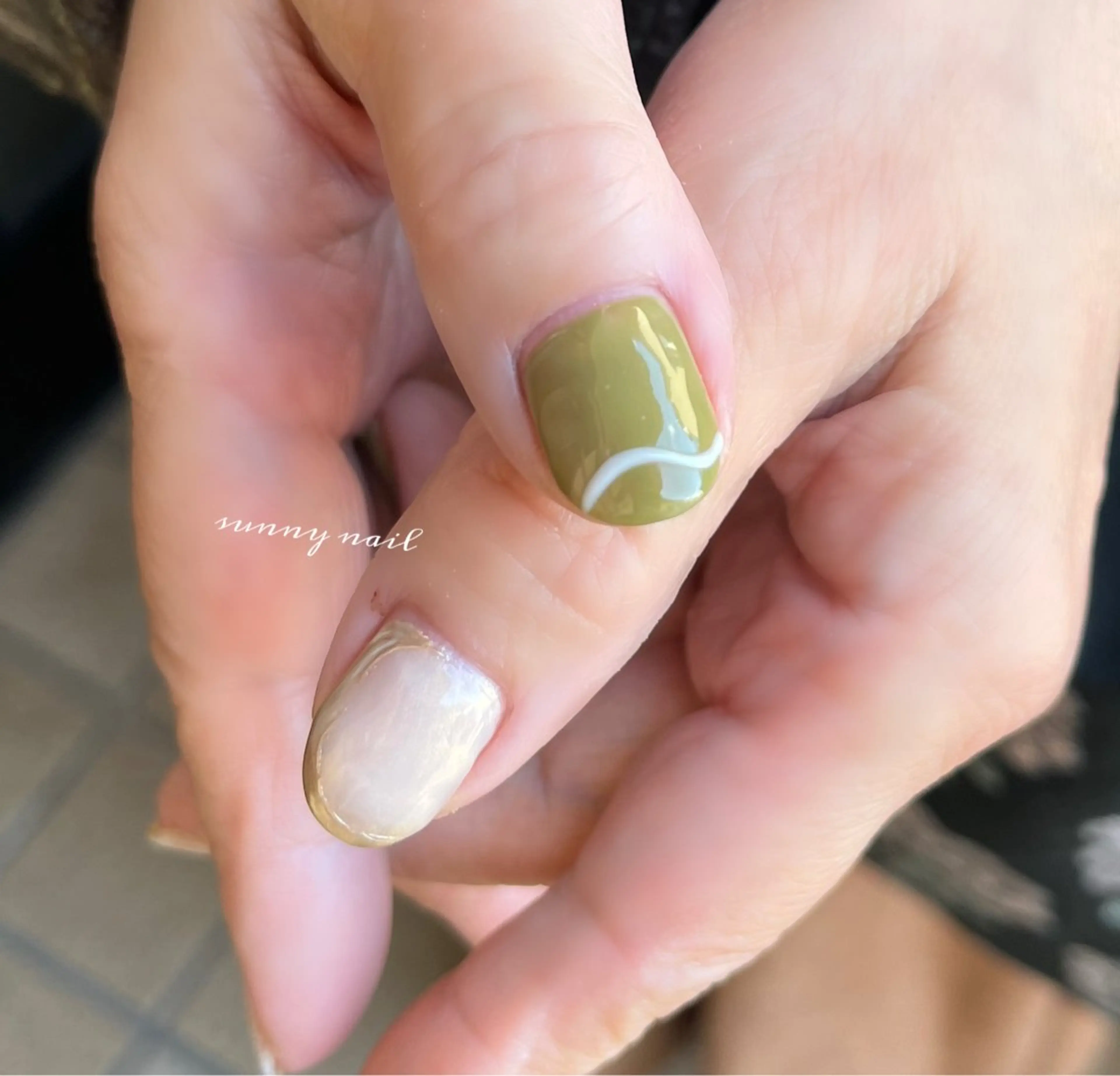 ネイル カジュアル ジェルネイル ニュアンスネイル パラジェル sunny nailのネイルデザイン