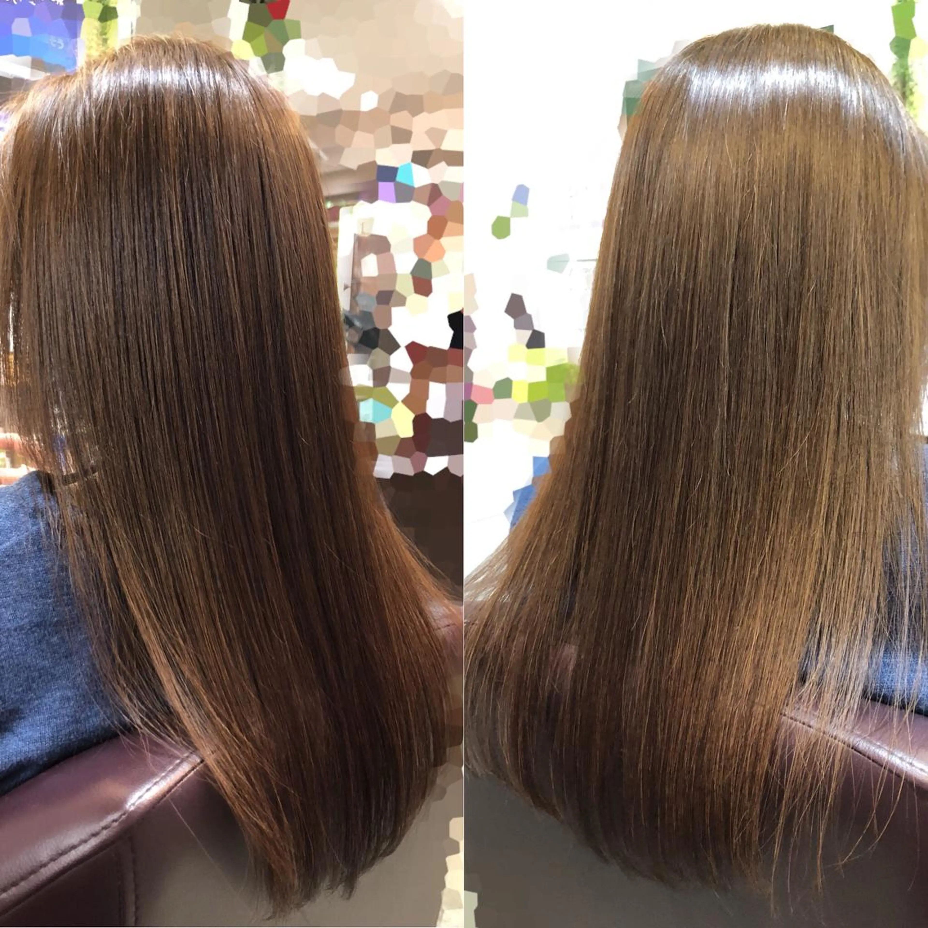 ロング カラー Revie所属・松 下のヘアスタイル