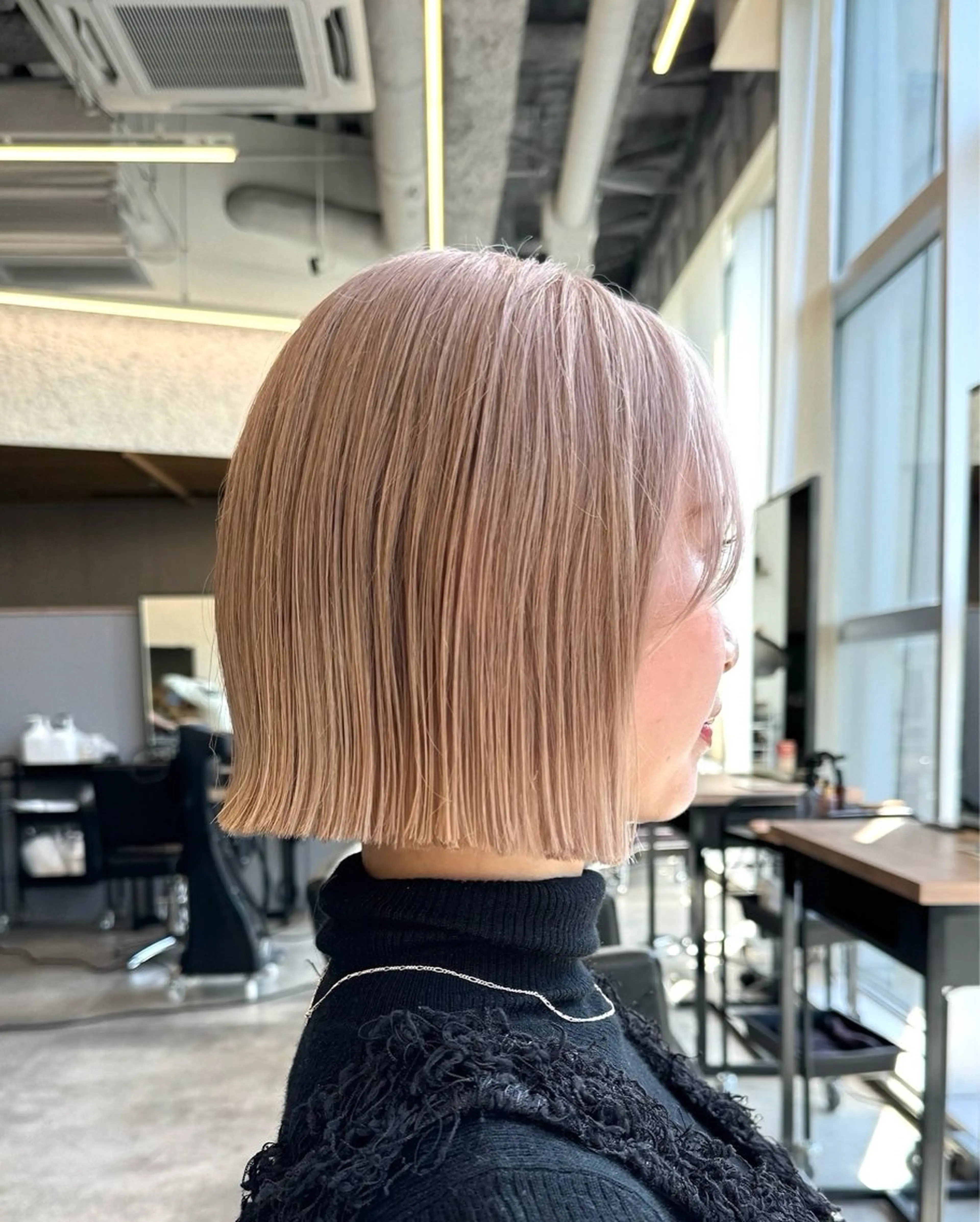 ミディアム 艶髪／レイヤー／ 垢抜け🩵／MARIのヘアスタイル