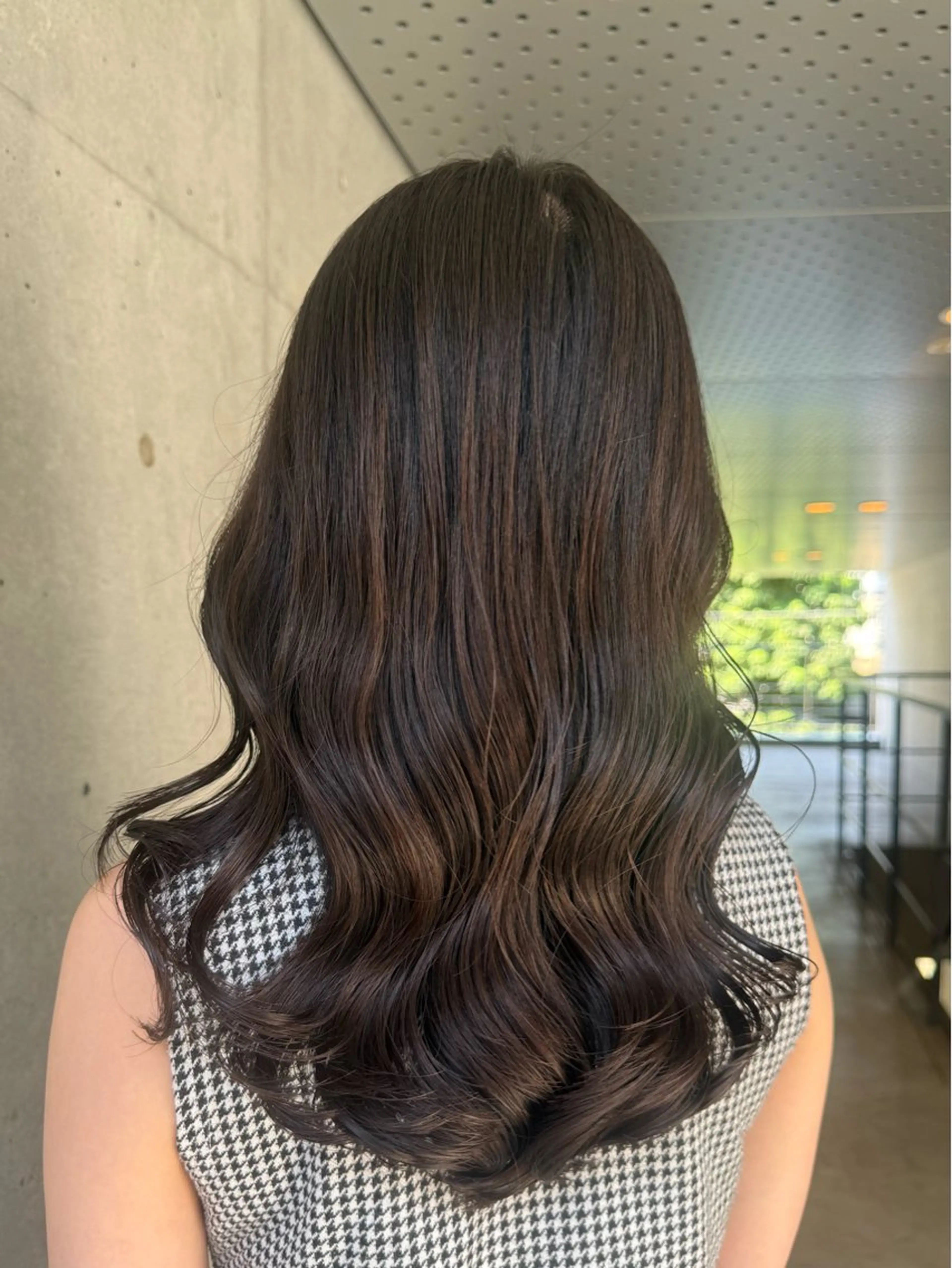 ミディアム パーマ ミディアムパーマ 韓国風ヘア デジタルパーマ パーマ 韓国風パーマ🌿コテ 巻き風パーマ/るいのヘアスタイル