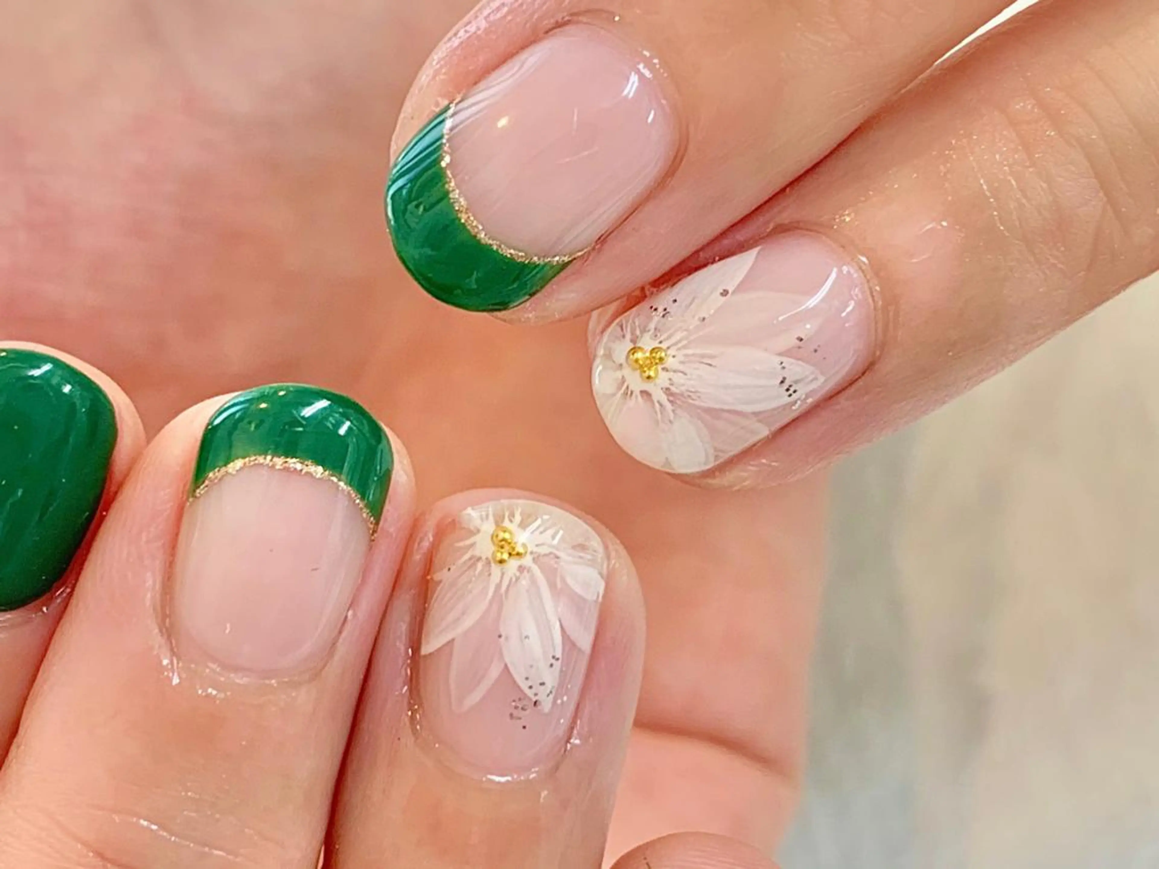 ネイル yuya パラジェル/長さ出しのネイルデザイン