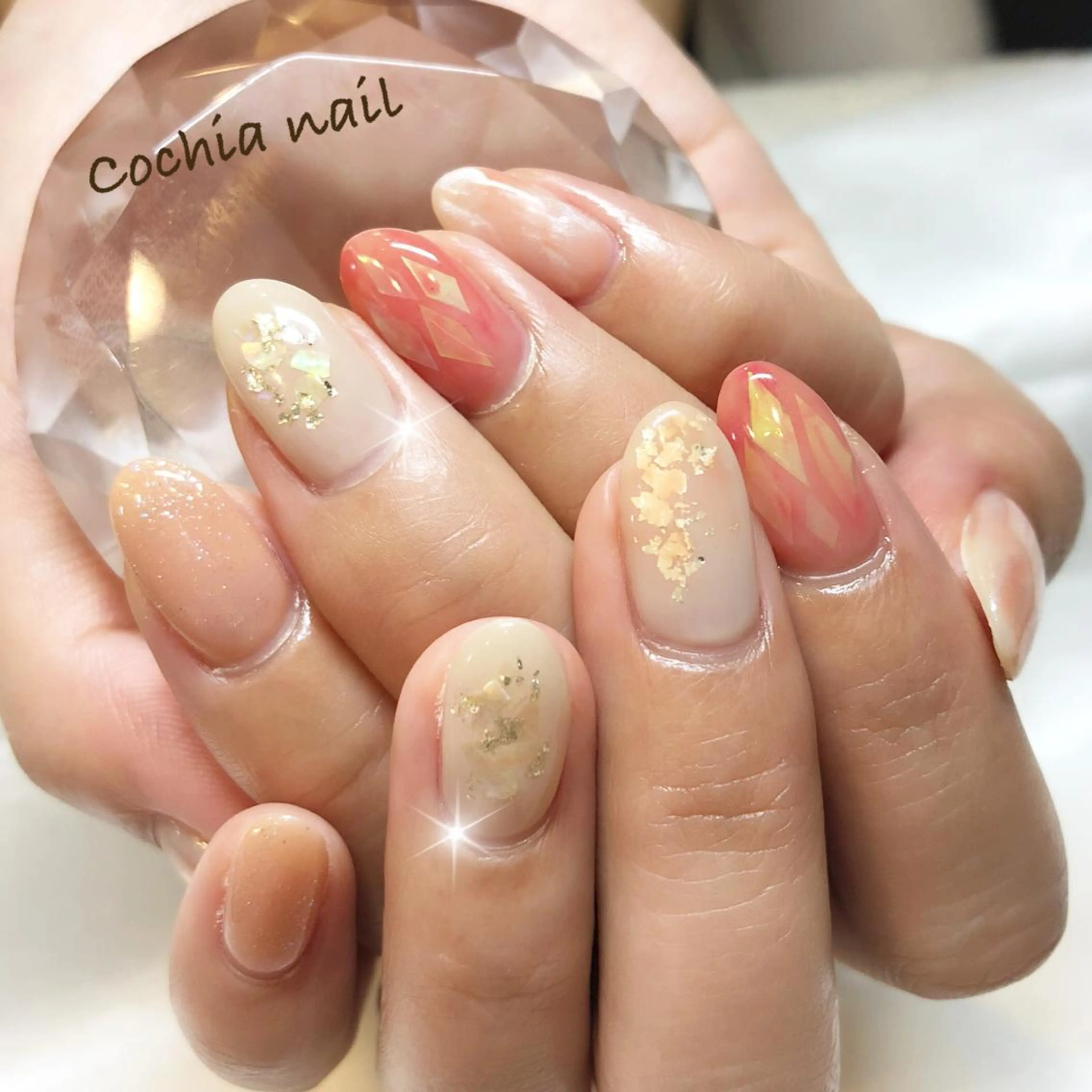 ネイル ハンドネイル ☆Cochia nail☆のネイルデザイン