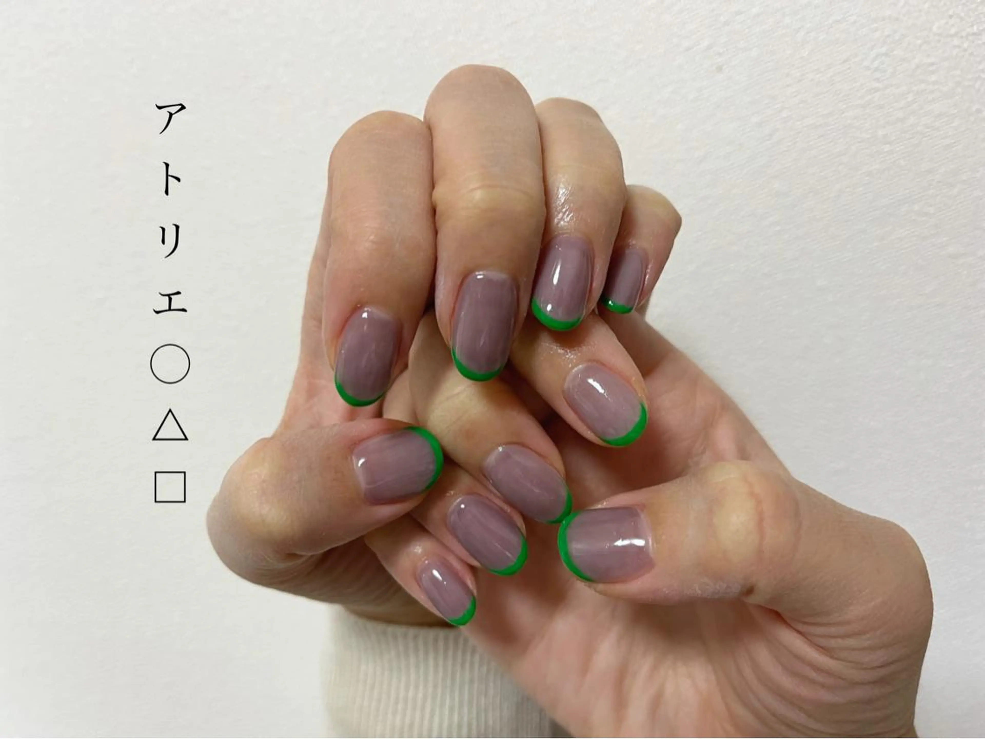 ネイル ハンドネイル アトリエ ○△□のネイルデザイン