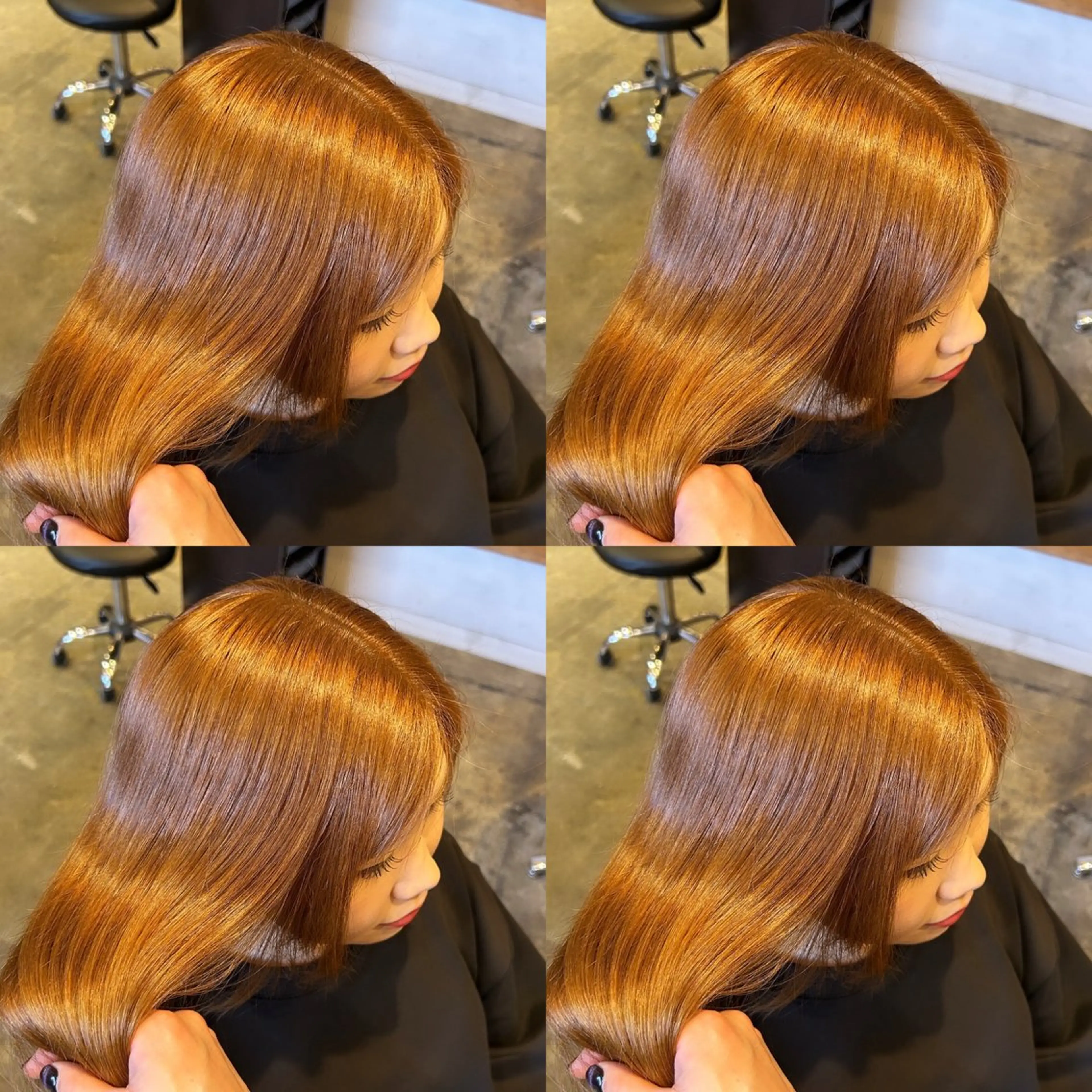 ロング カラー レイヤーカット/ 縮毛矯正🇰🇷早坂のヘアスタイル