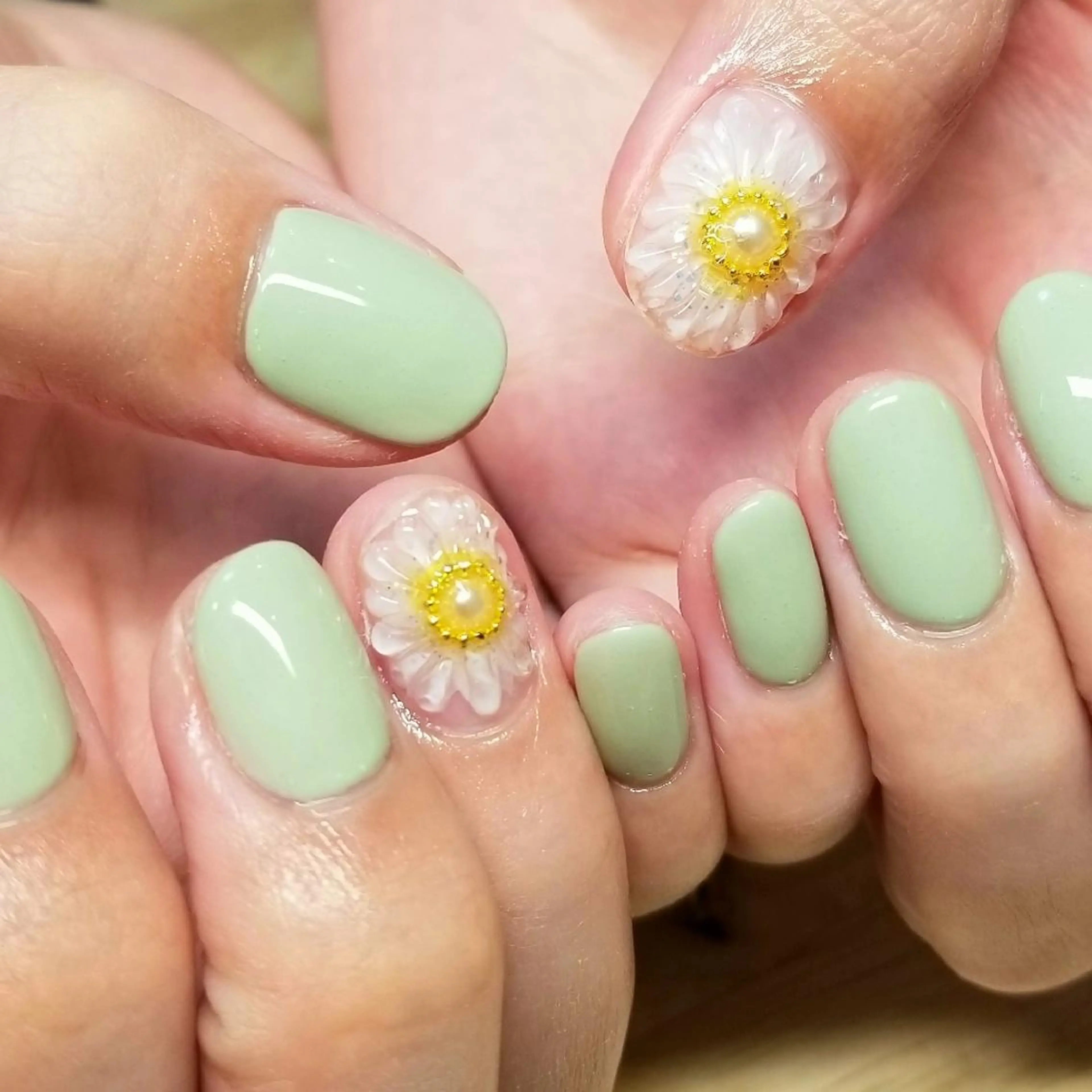 ネイル ワンカラーネイル 春ネイル L'instant  Nail Artzのネイルデザイン