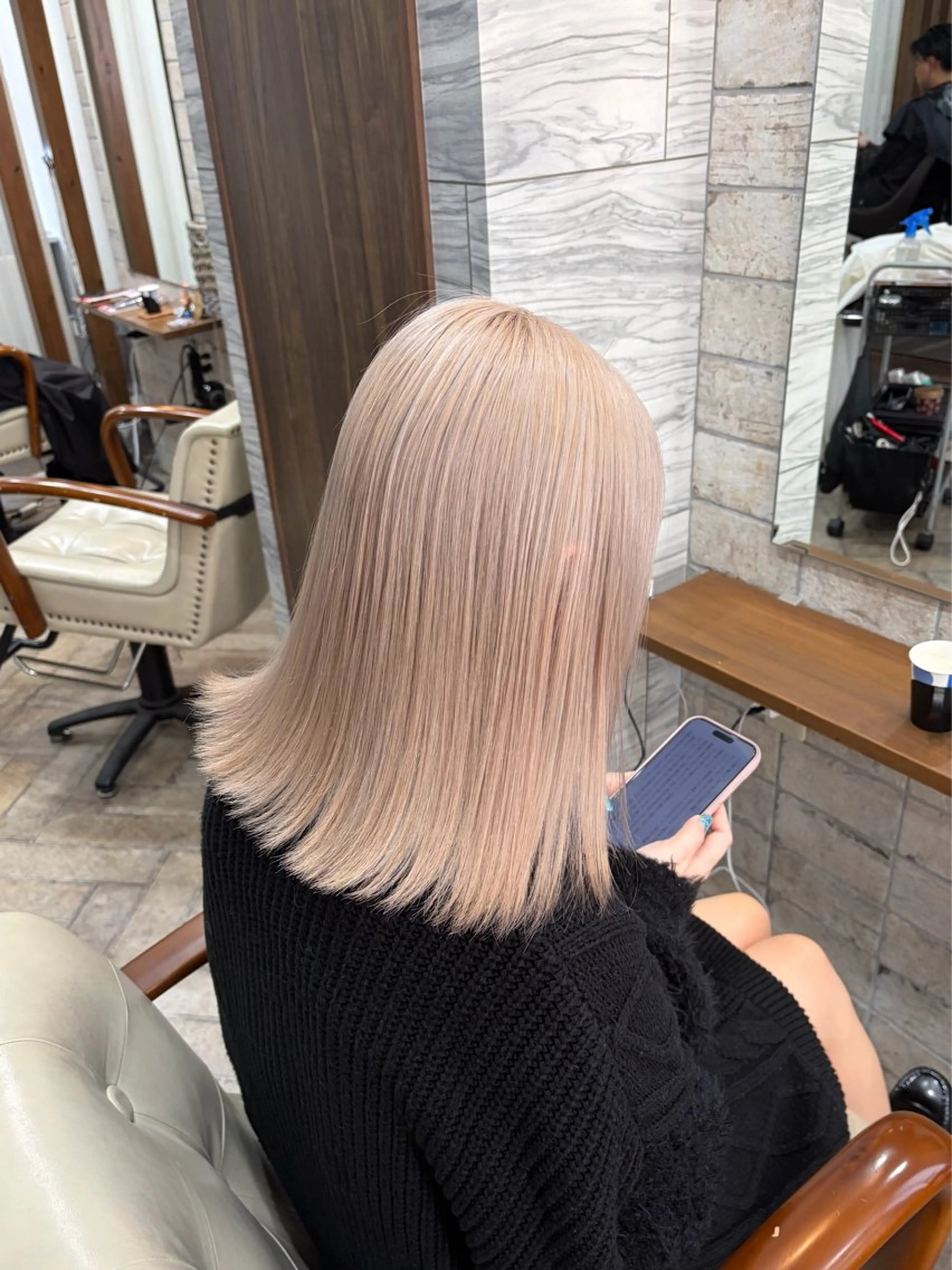 🫧ハイトーン特化🫧 【ブリーチ2回】ケアブリーチ込みトリプルカラー🫧の写真