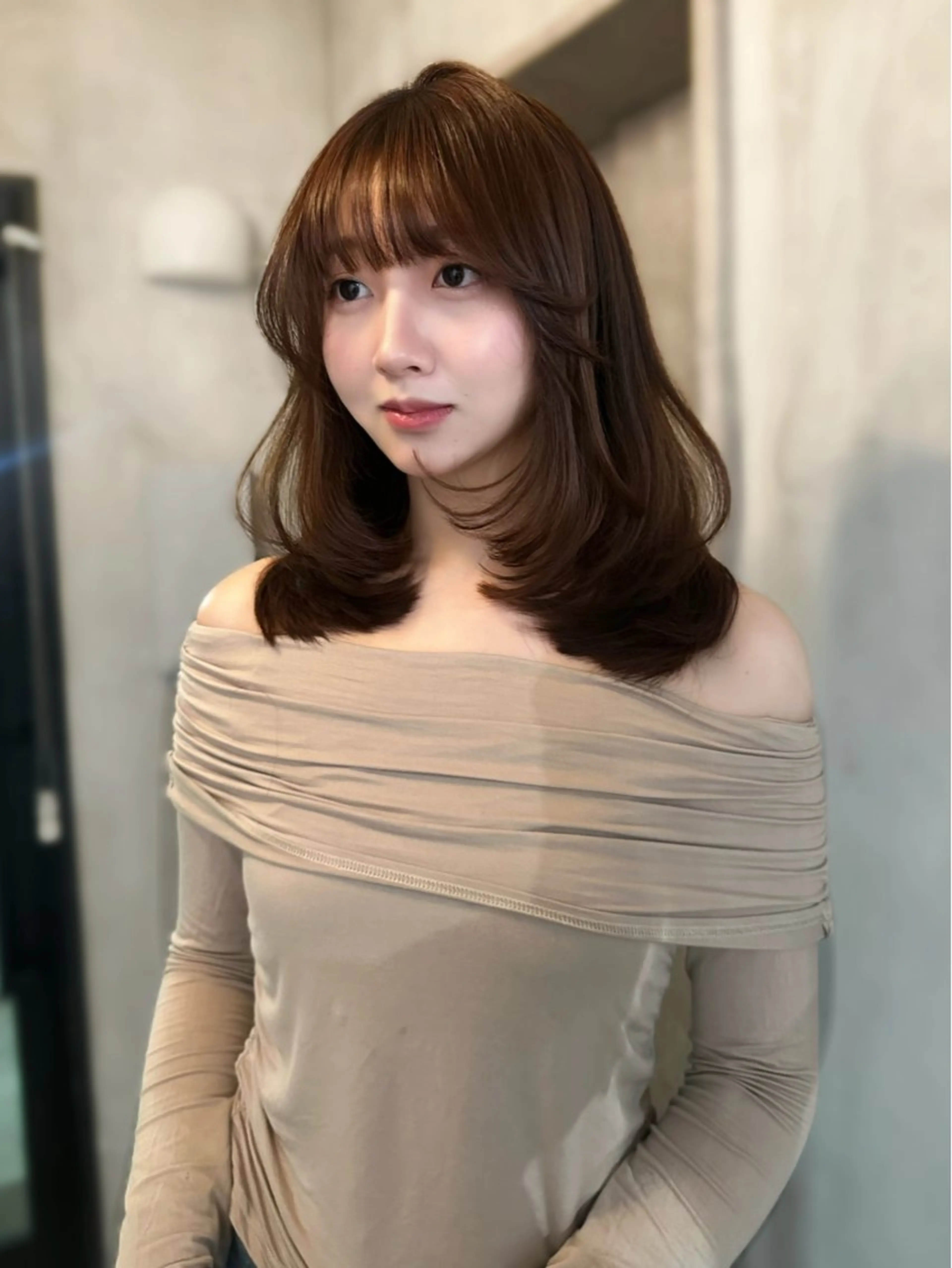 ミディアム 上野/韓国hair 🤍MOEKA🤍のヘアスタイル