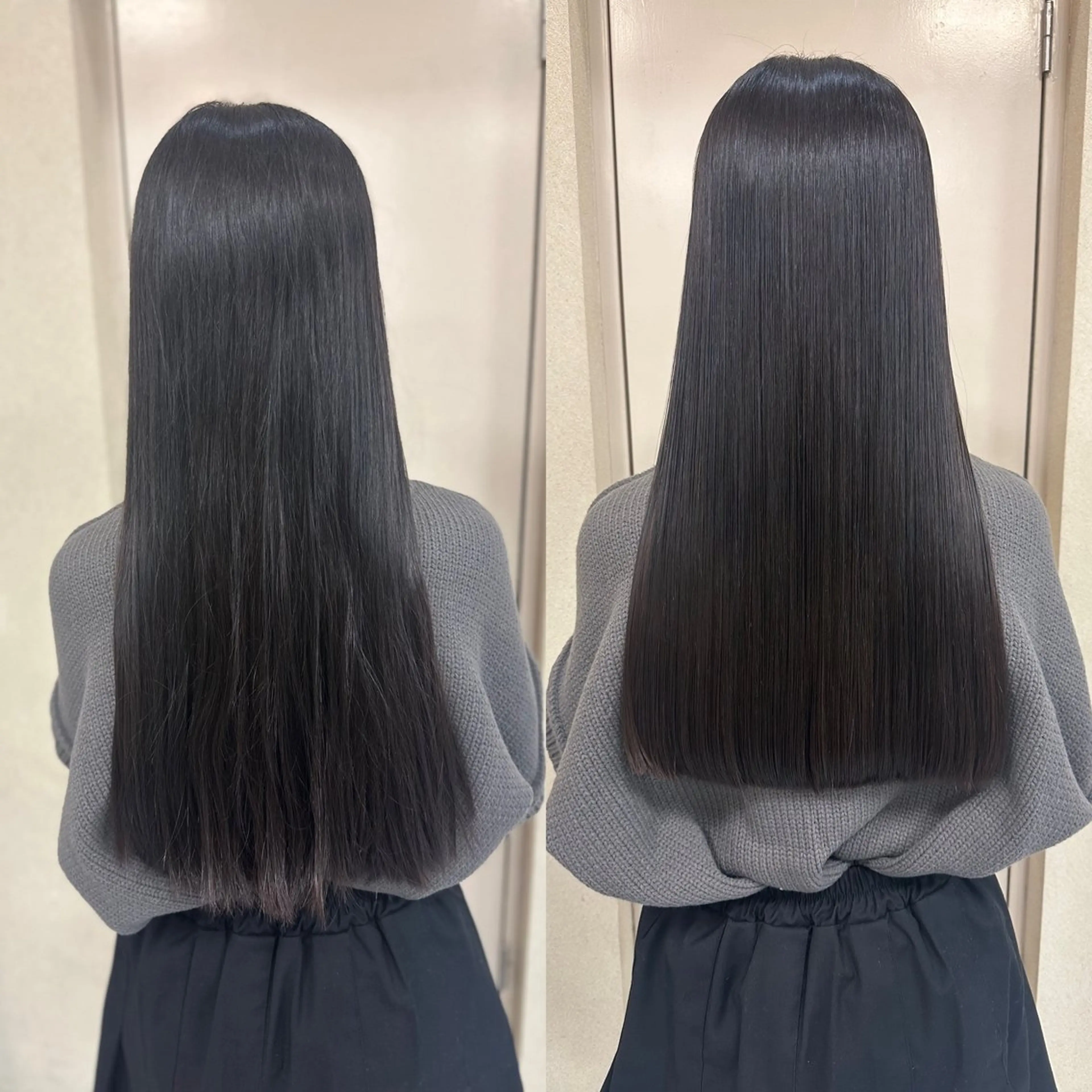 ロング パーマ 縮毛矯正 トリートメント 髪質改善/縮毛矯正 /レイヤー岡部のヘアスタイル