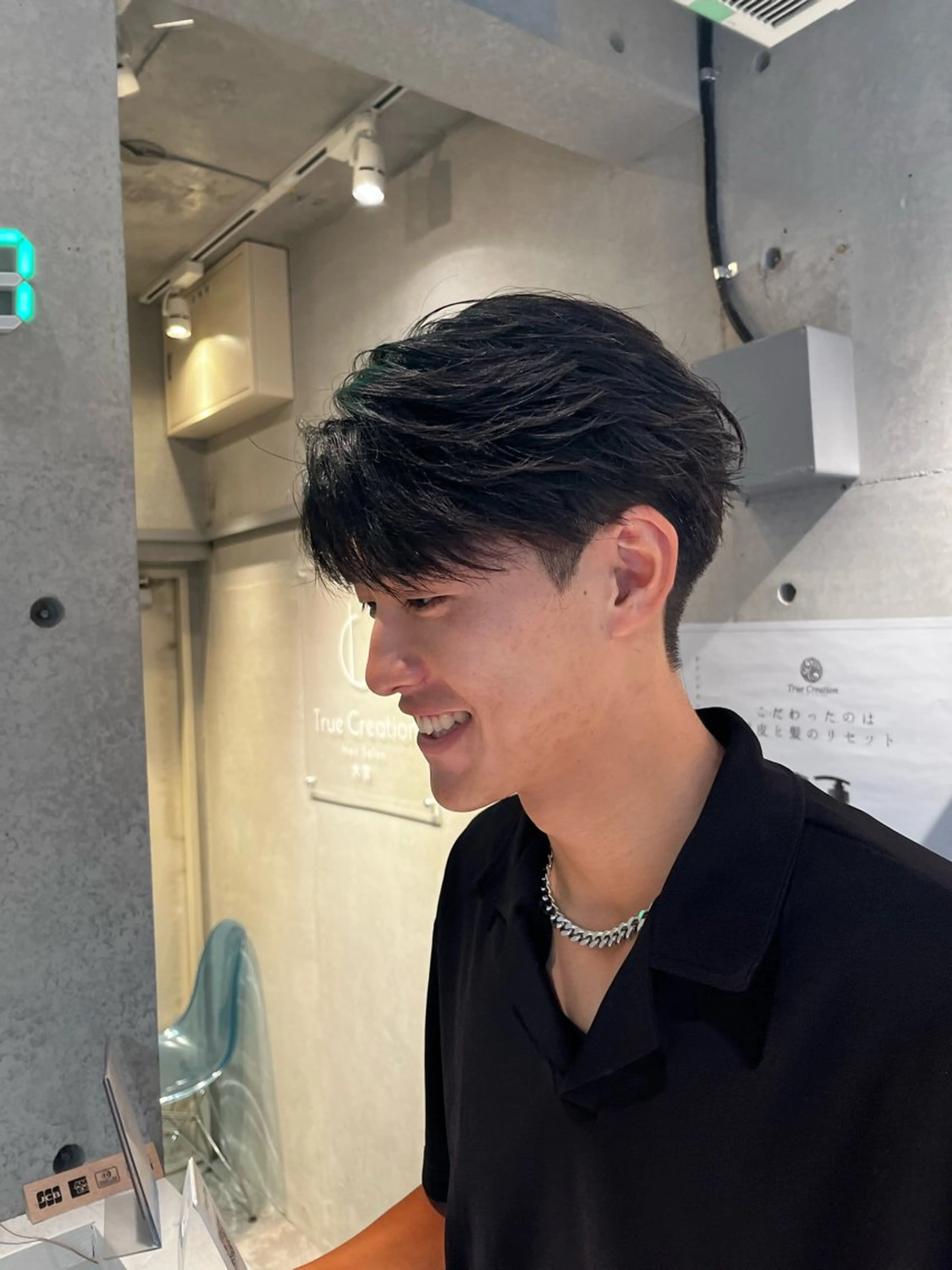 ショート ショートヘア メンズカット パーマ／稲葉のヘアスタイル