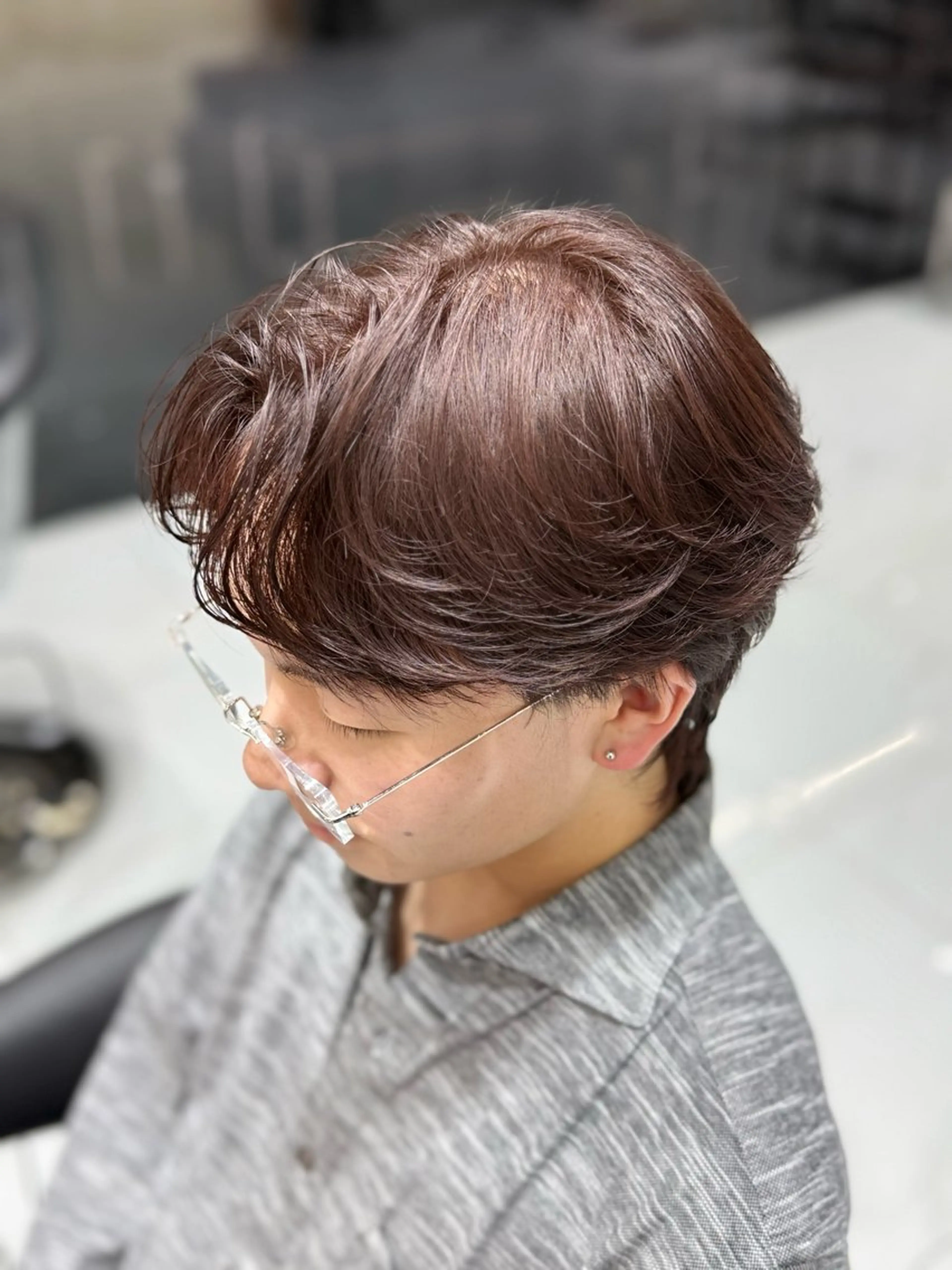 カラー メンズ ブラウンカラー ピンクカラー ヘアカラー トリートメント 渋谷ブリーチカラー/ デザインカラー/優希のヘアスタイル