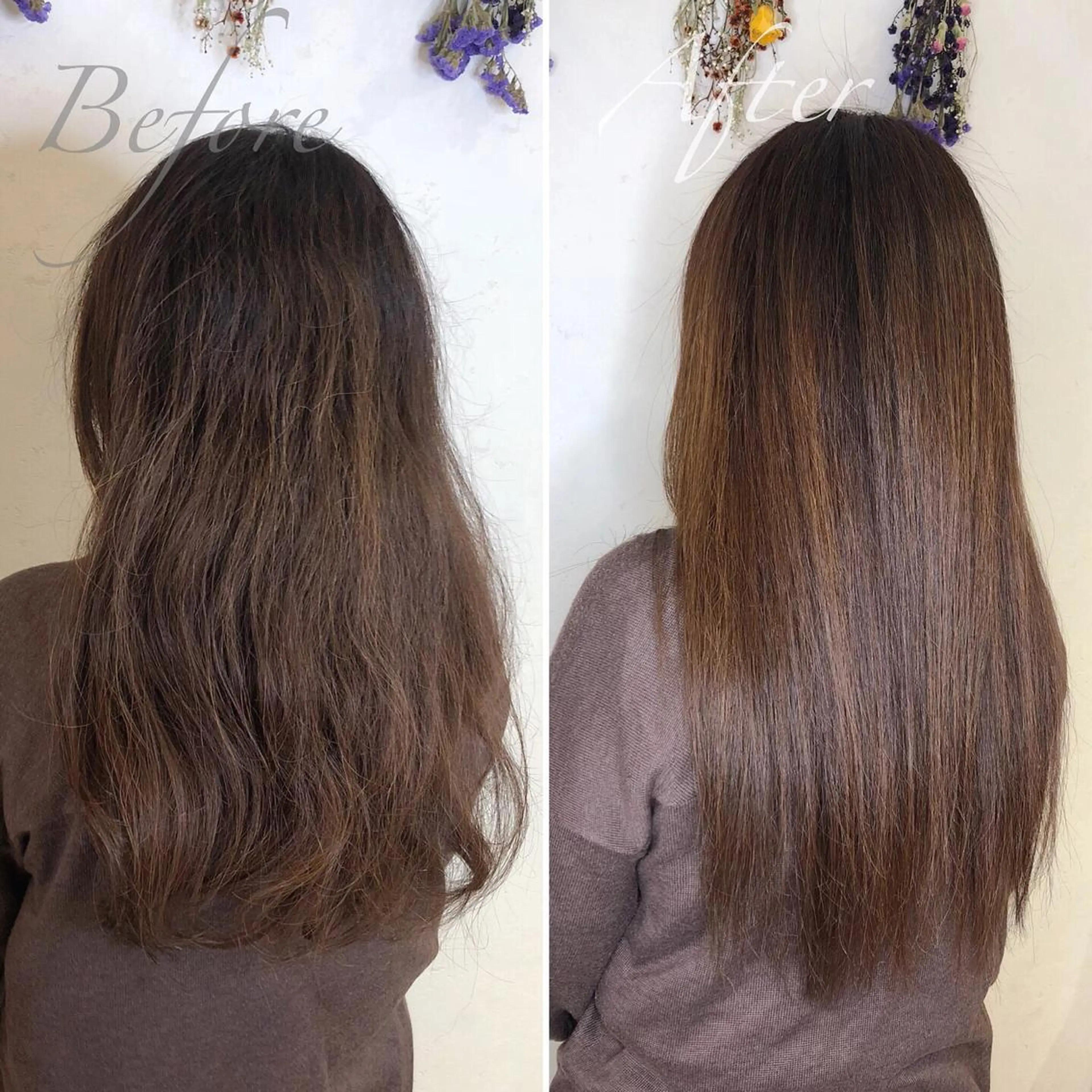 ロング カット 縮毛矯正 髪質改善/縮毛矯正 /青山　早希🐾のヘアスタイル