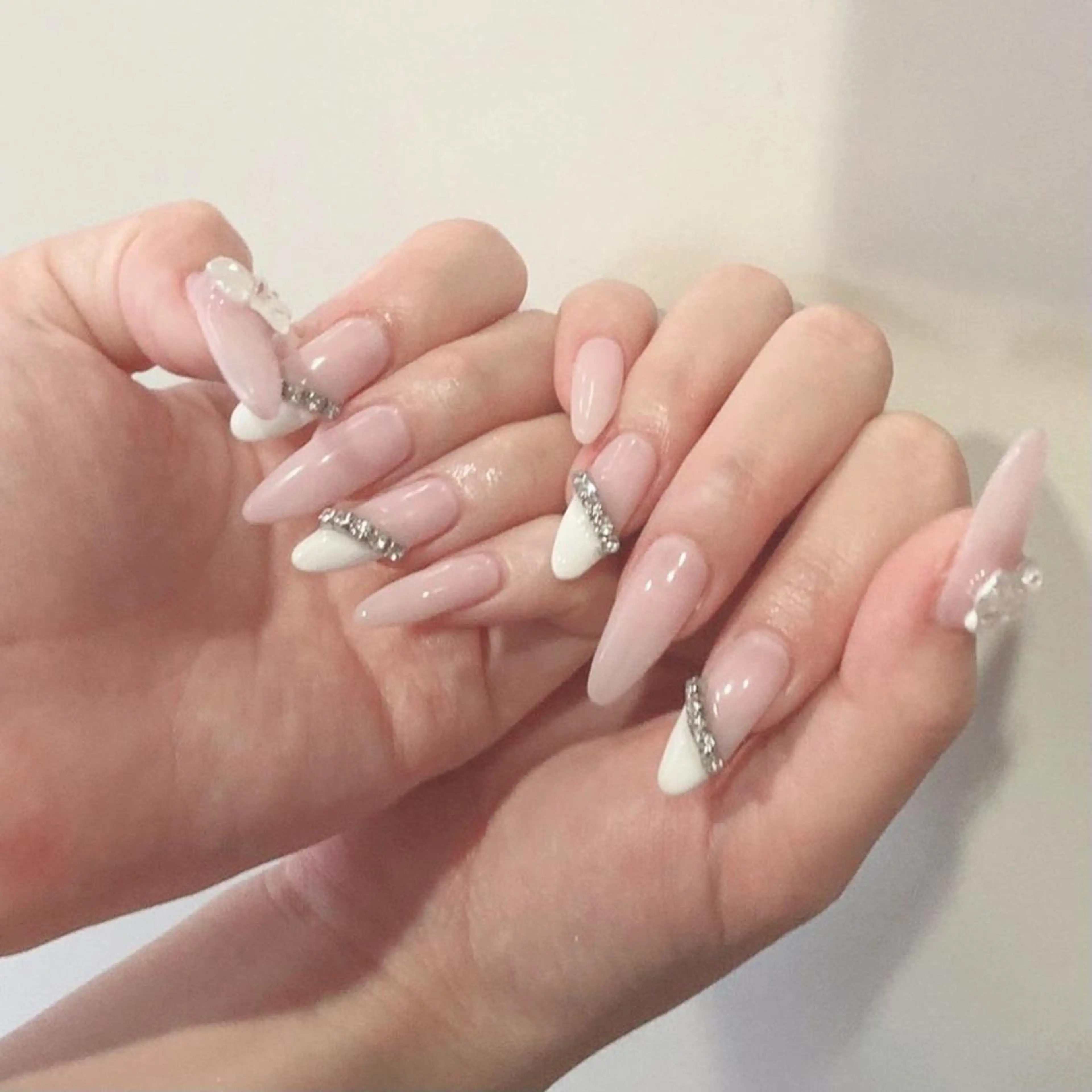 ネイル ロングネイル シンプルネイル ハンドネイル Nail lieNのネイルデザイン