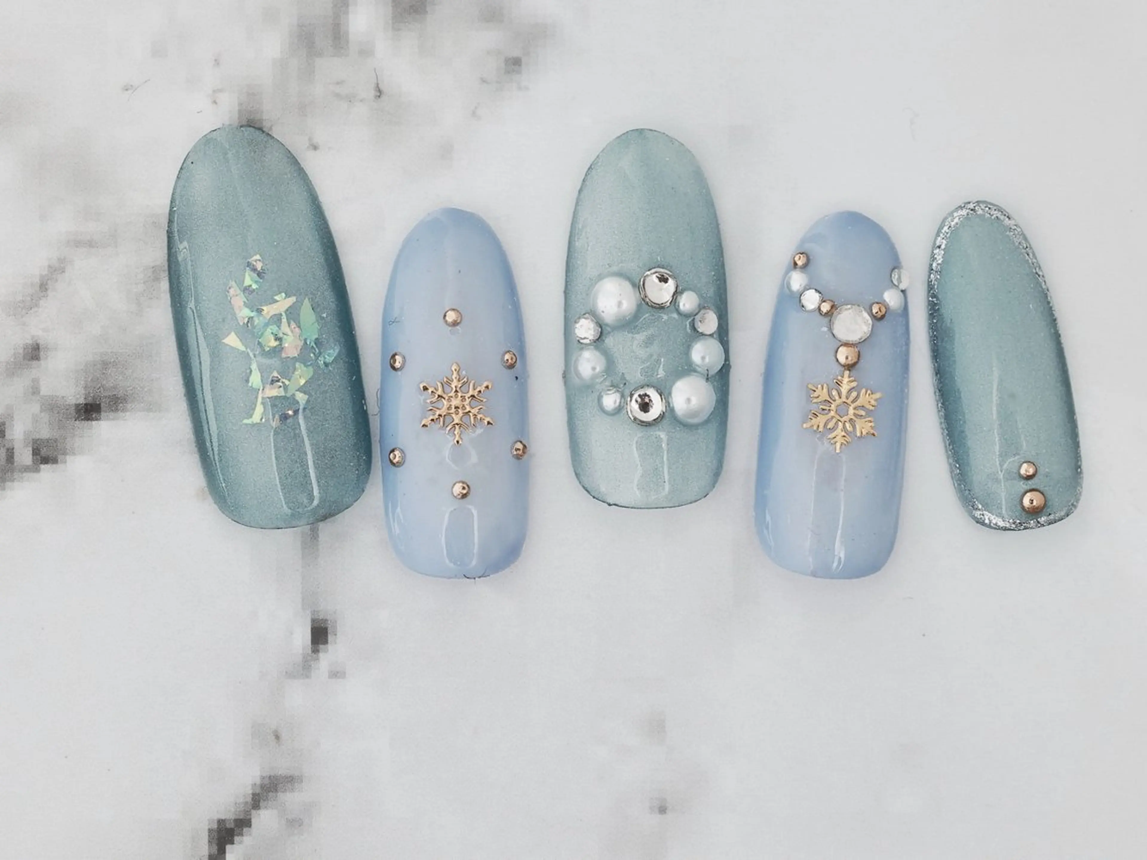 ネイル 冬ネイル クリスマス リオッサ  オブ ラグーン神戸店のエステ・リラクイメージ