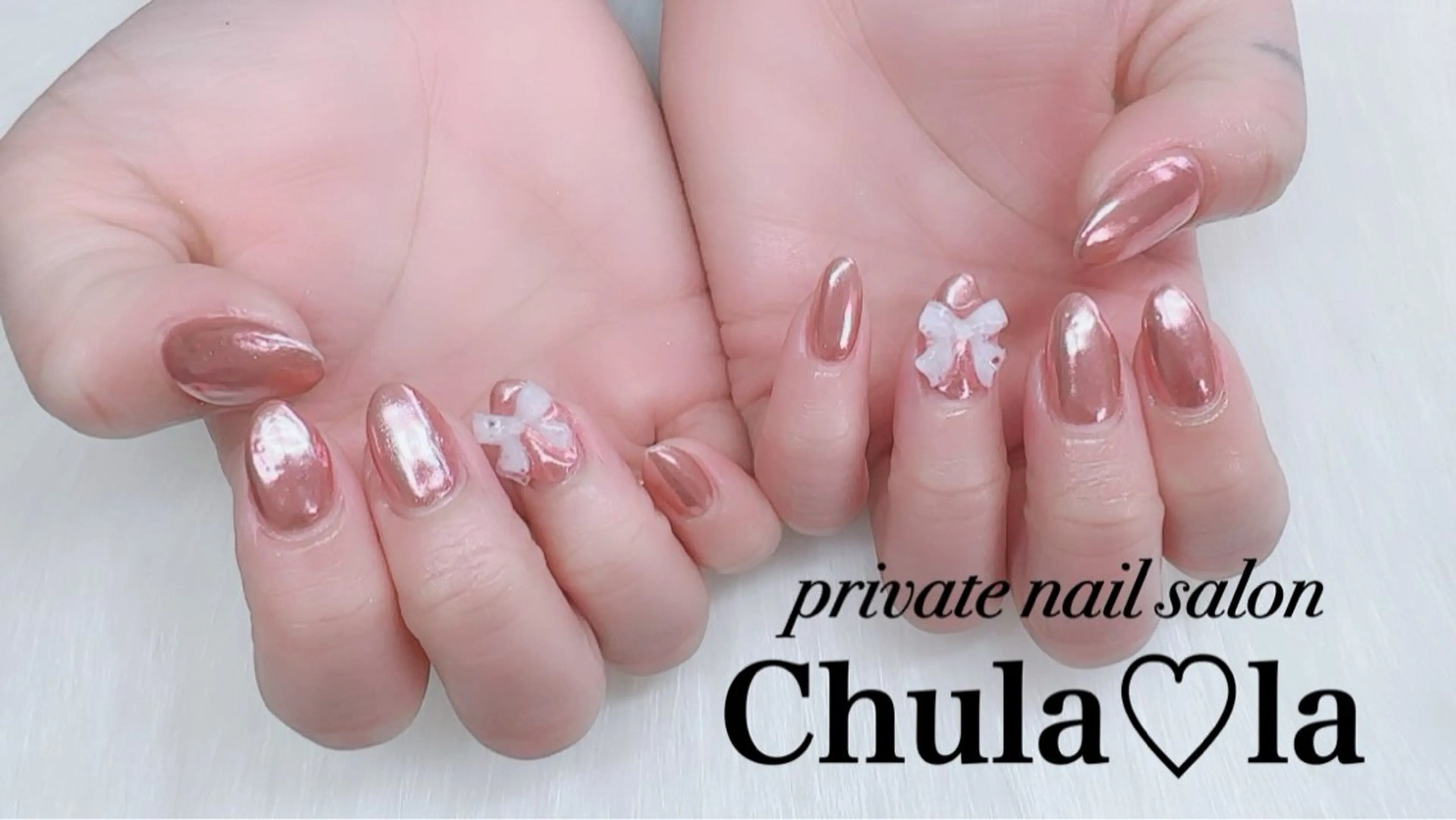 ネイル ミラーネイル ハンドネイル Chula♡la 豊見城市高安のネイルデザイン