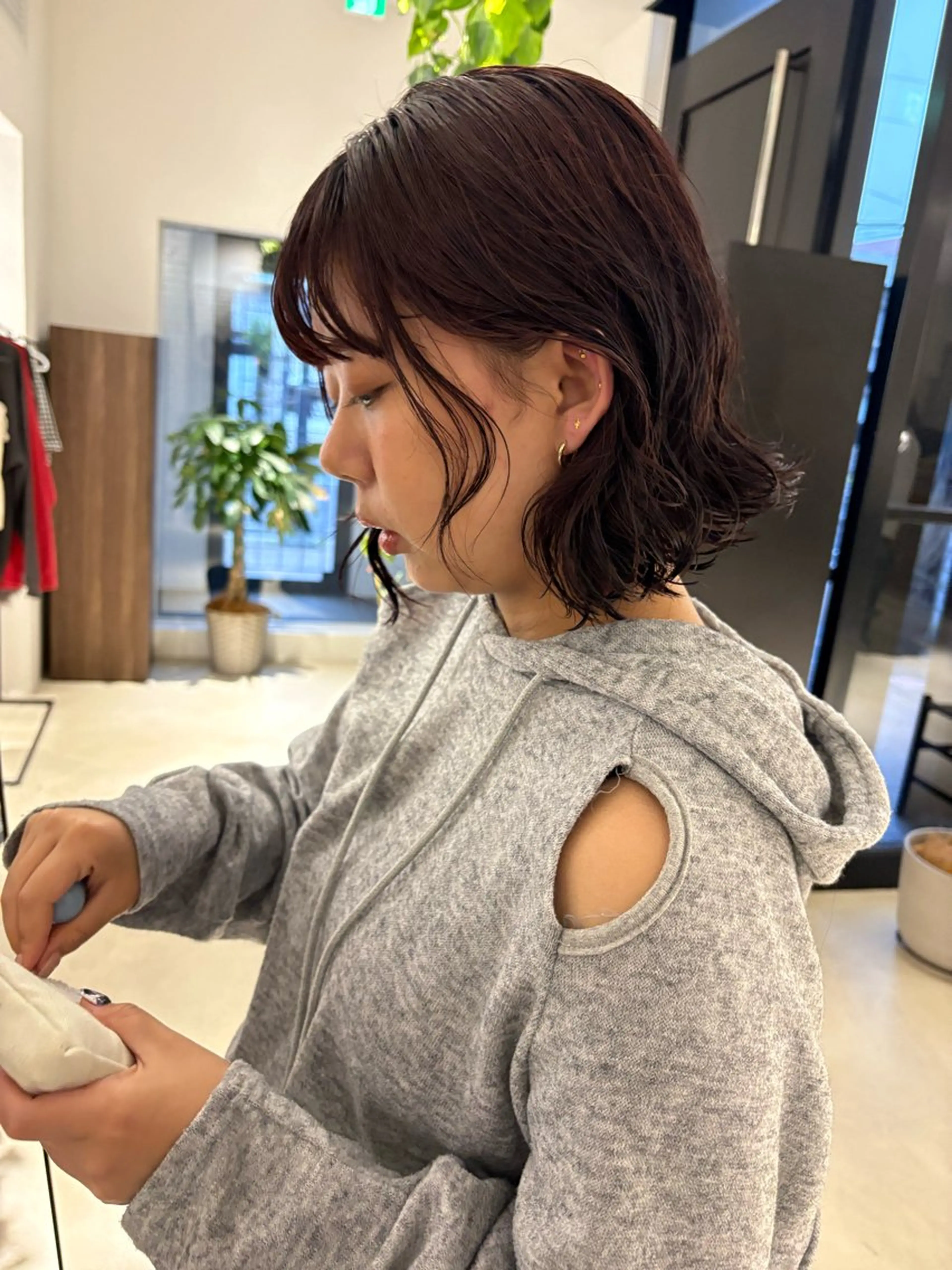 ショート 髪質改善 Yui⭐️ 透け感カラーのヘアスタイル