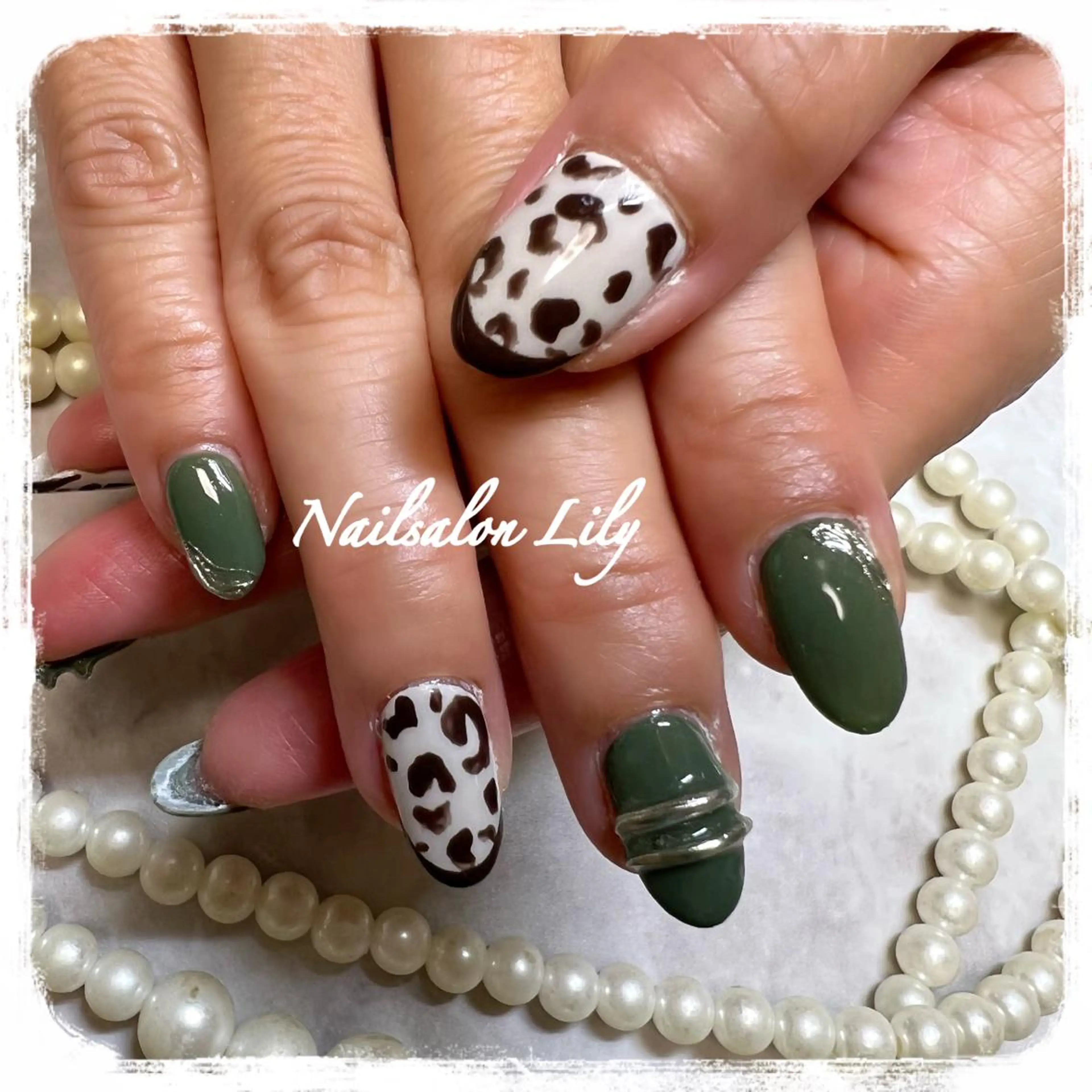 ネイル ハンドネイル Lily*nail 🌻Mii🌻のネイルデザイン