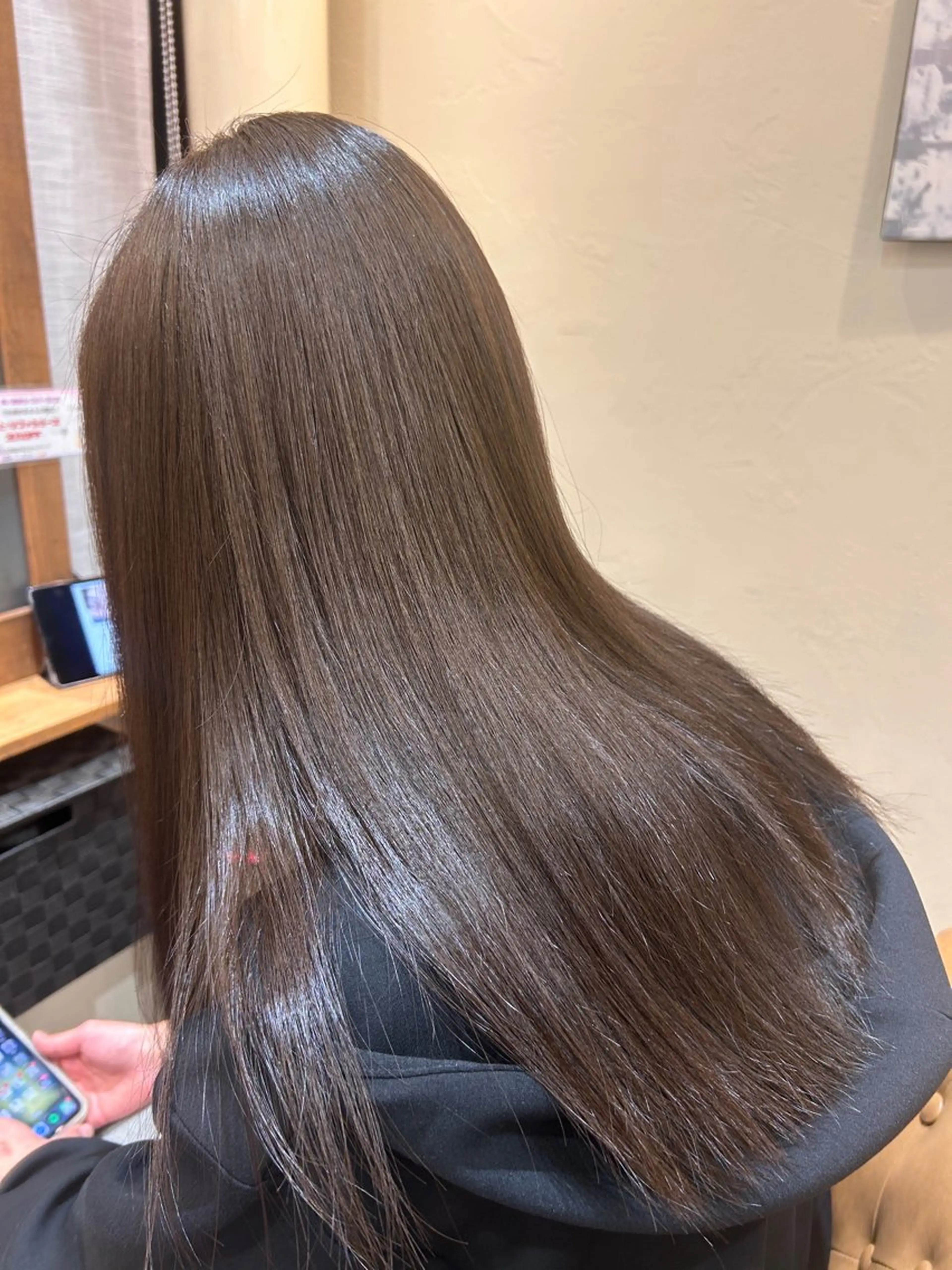 ミニモ限定誰でも！梅雨対策！⭕️🎈 縮毛矯正+カット✂️ ￥13,500​〜​ ロング料金別 補足必読の写真