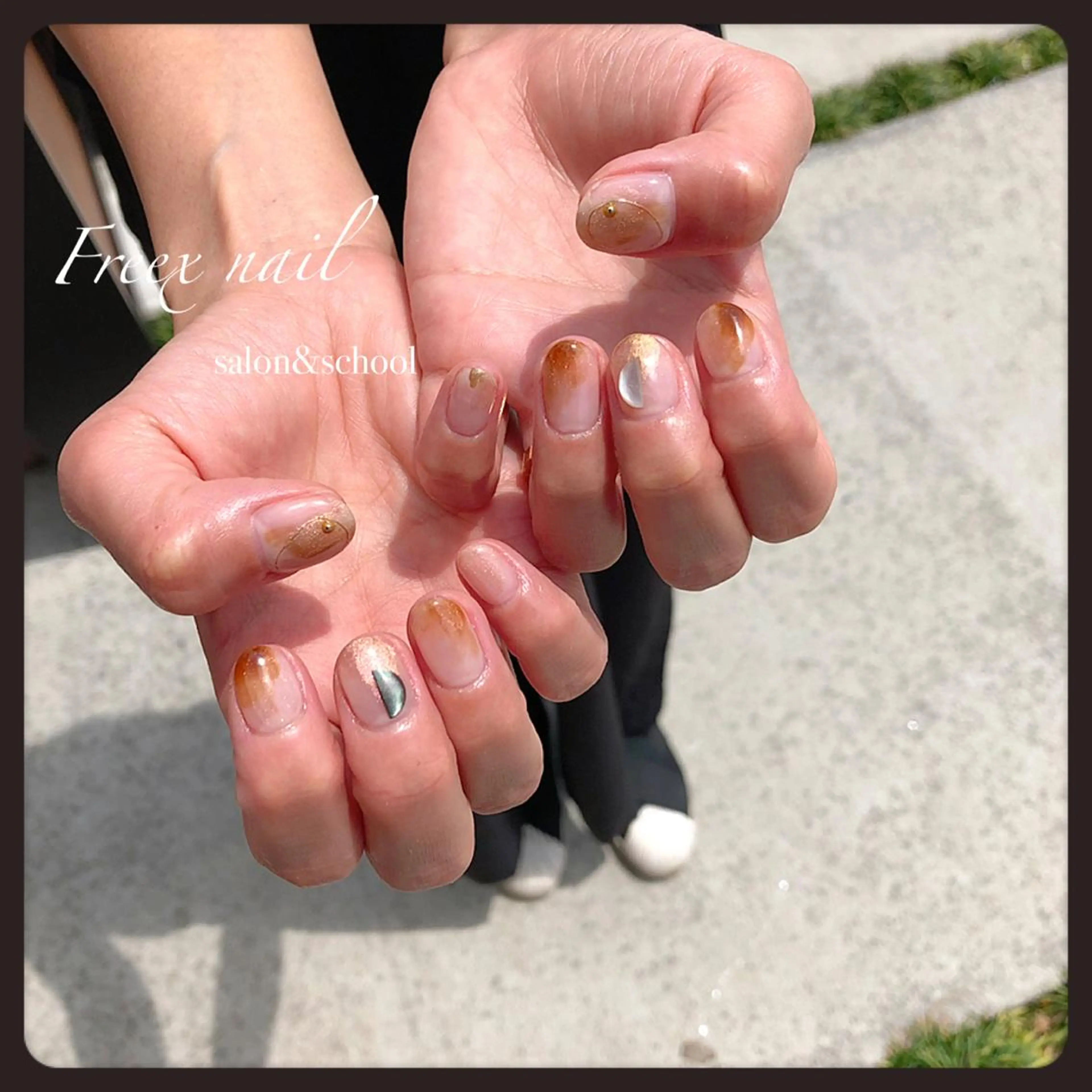 ネイル ニュアンスネイル freex nail /ニュアンス/個性派のネイルデザイン