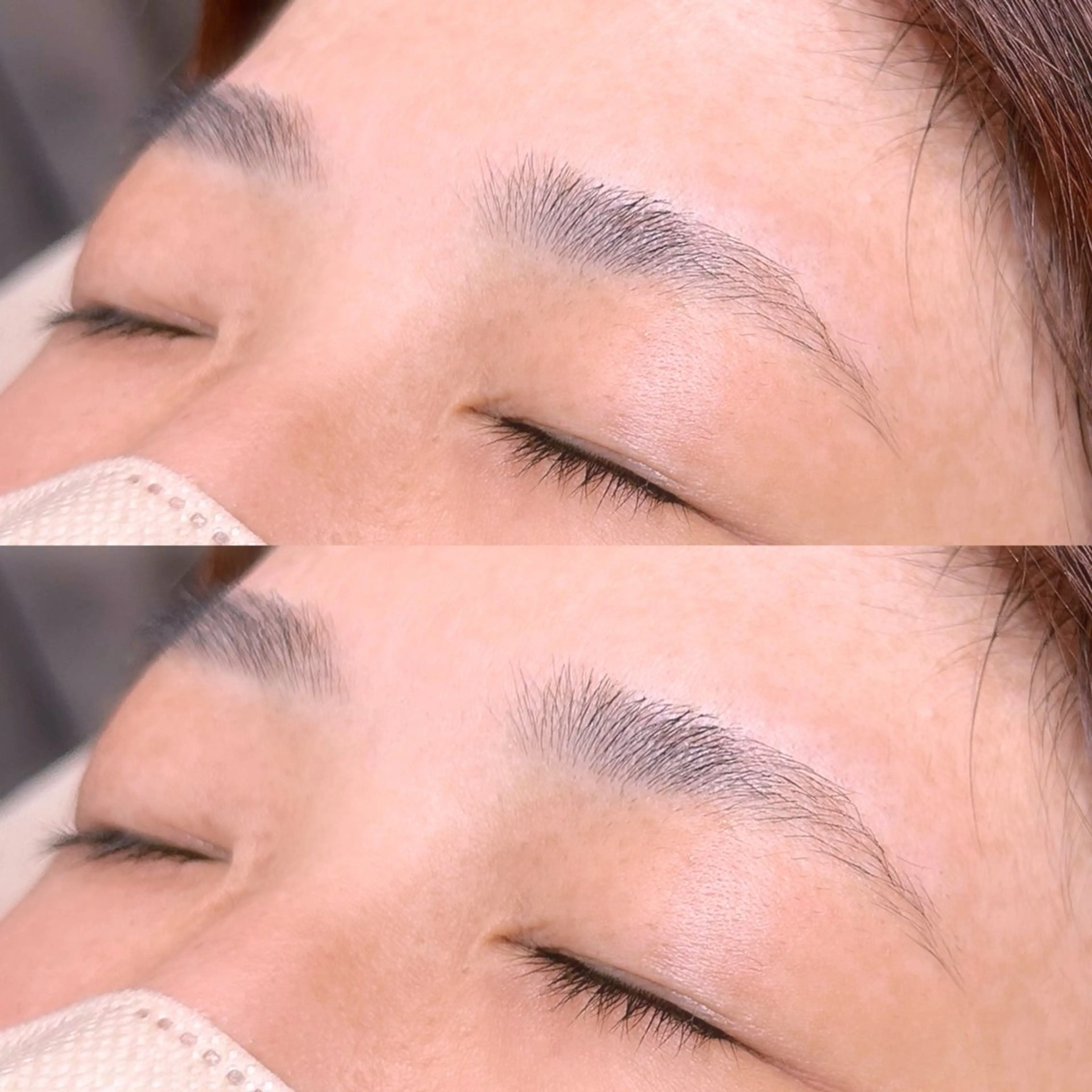 アイブロウ 眉毛ワックス脱毛 三瓶 公子のヘアスタイル