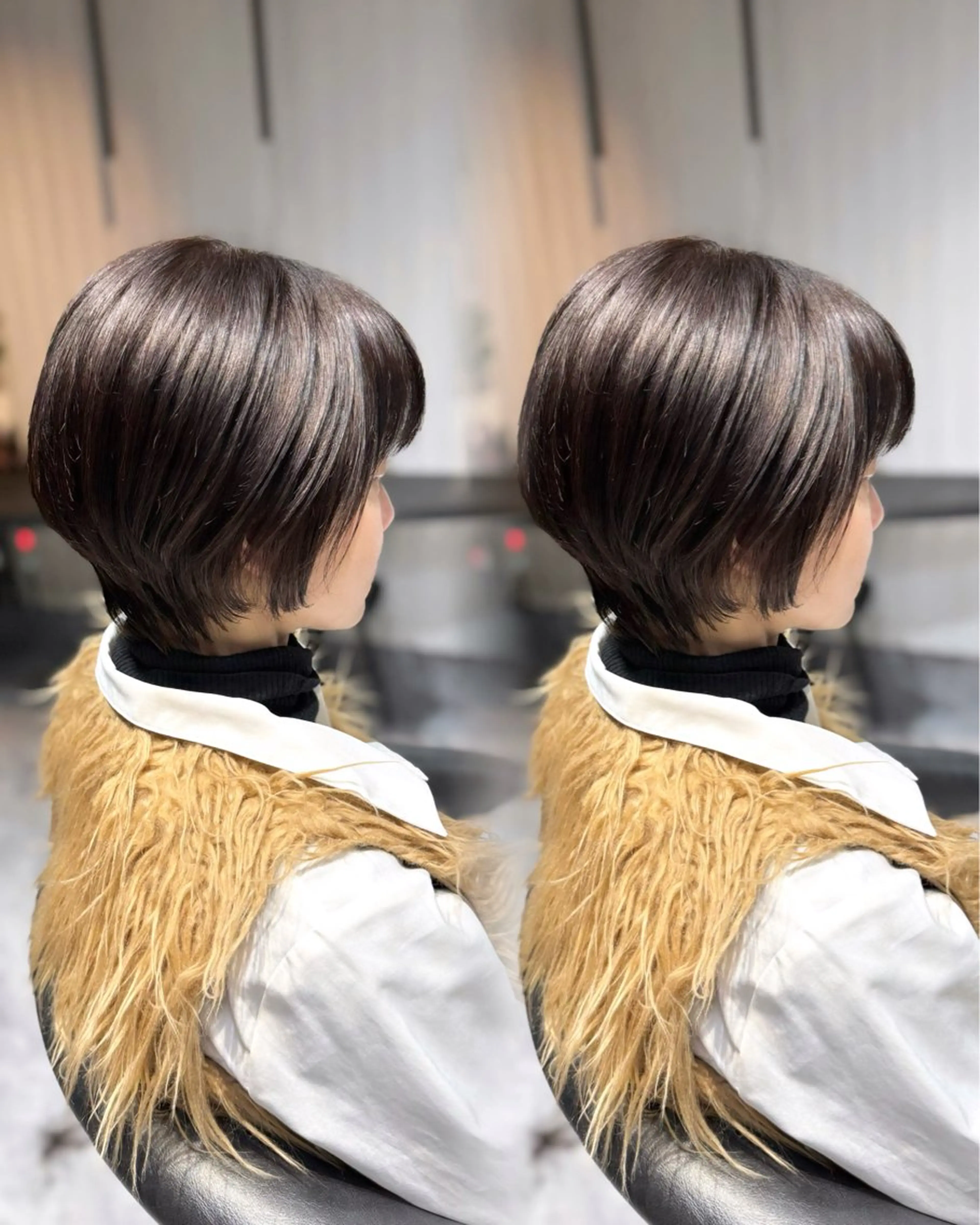 ショート 韓国艶髪/透明感 カラー/ひなののヘアスタイル