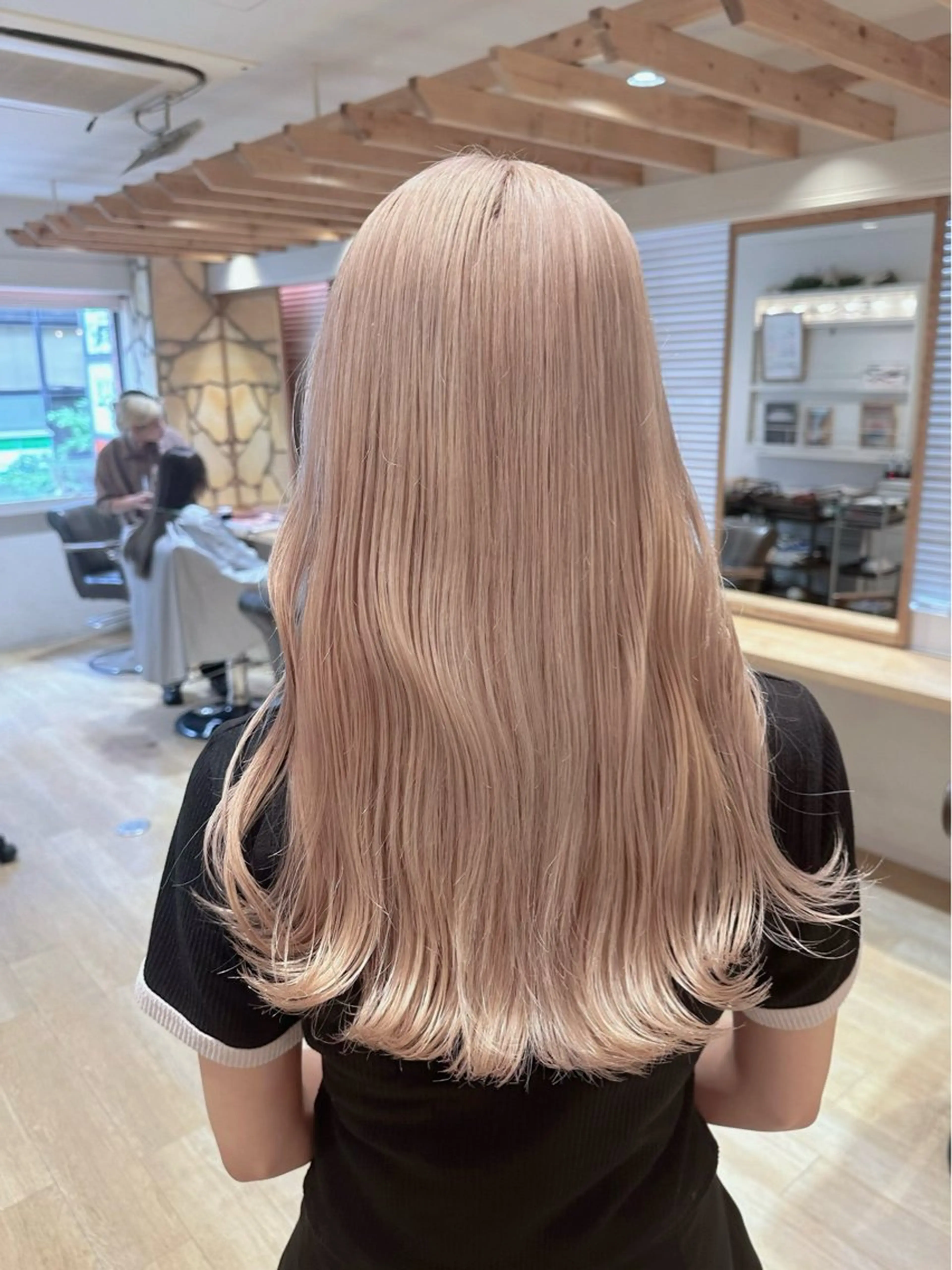 ロング ヘアカラー トリートメント 新宿 木下拓哉のヘアスタイル