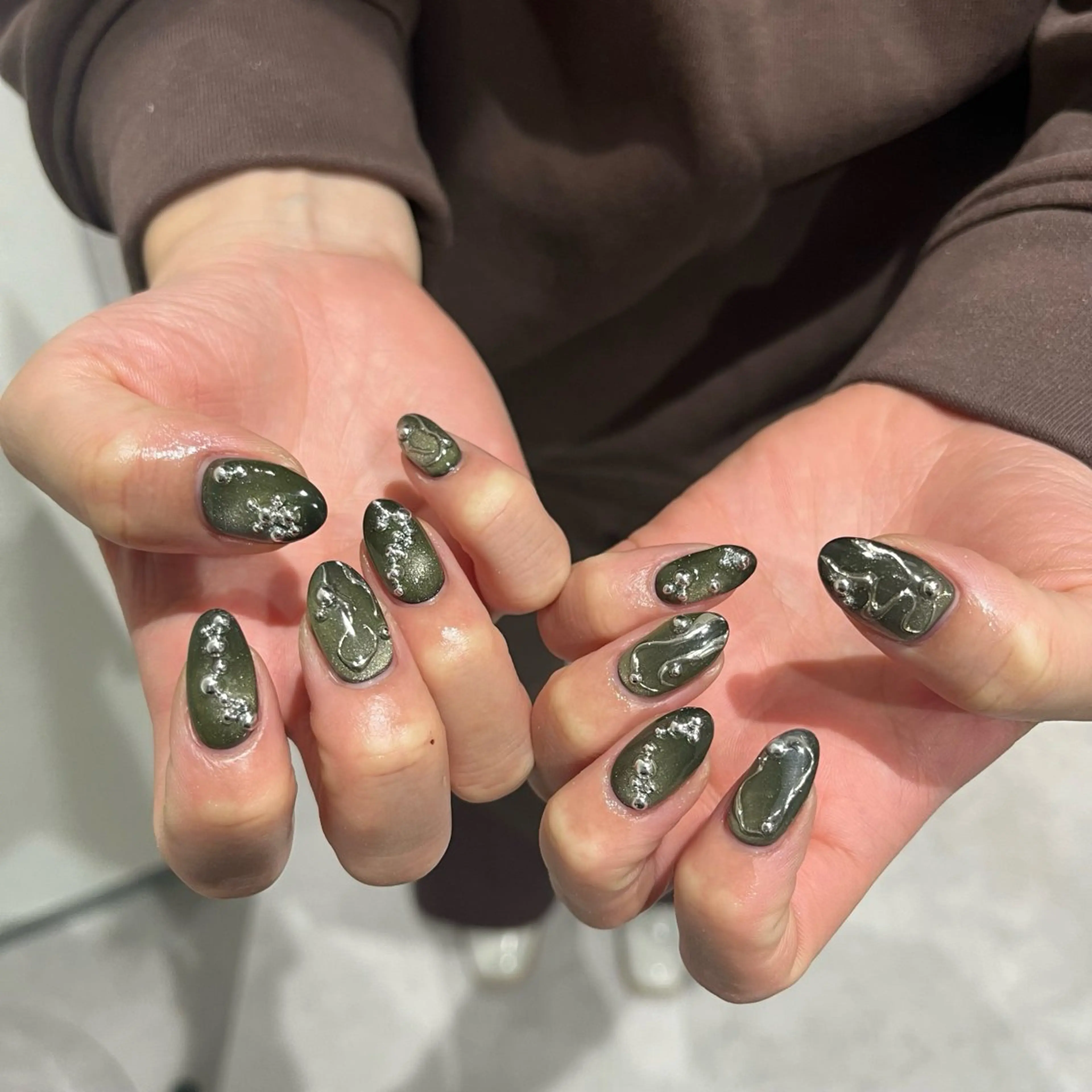 ネイル ハンドネイル IROHA nail Ami🐊🎀のネイルデザイン