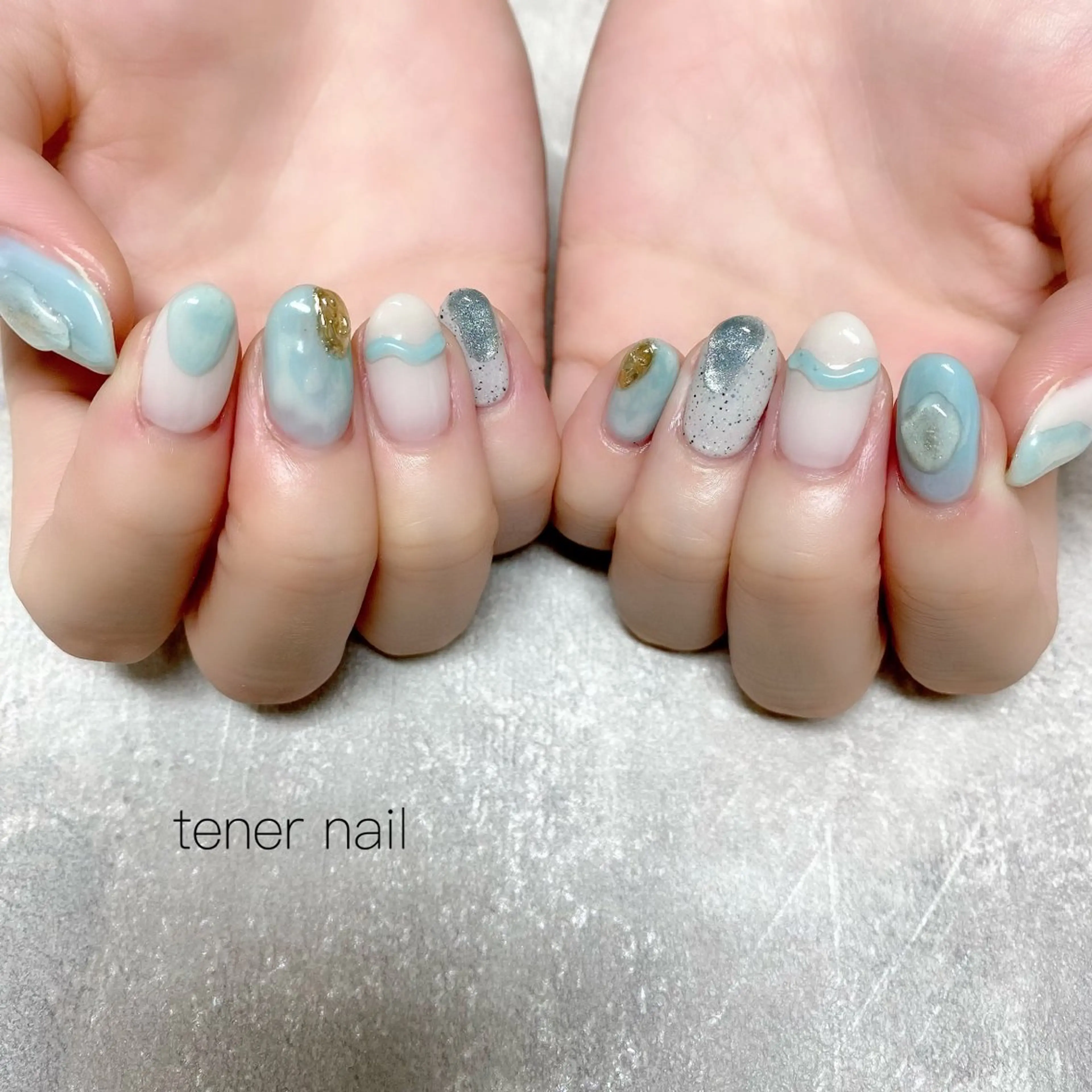 ネイル ニュアンスネイル ハンドネイル tener  nail  テネルネイル所属・テネルネイル tener nailのネイルデザイン