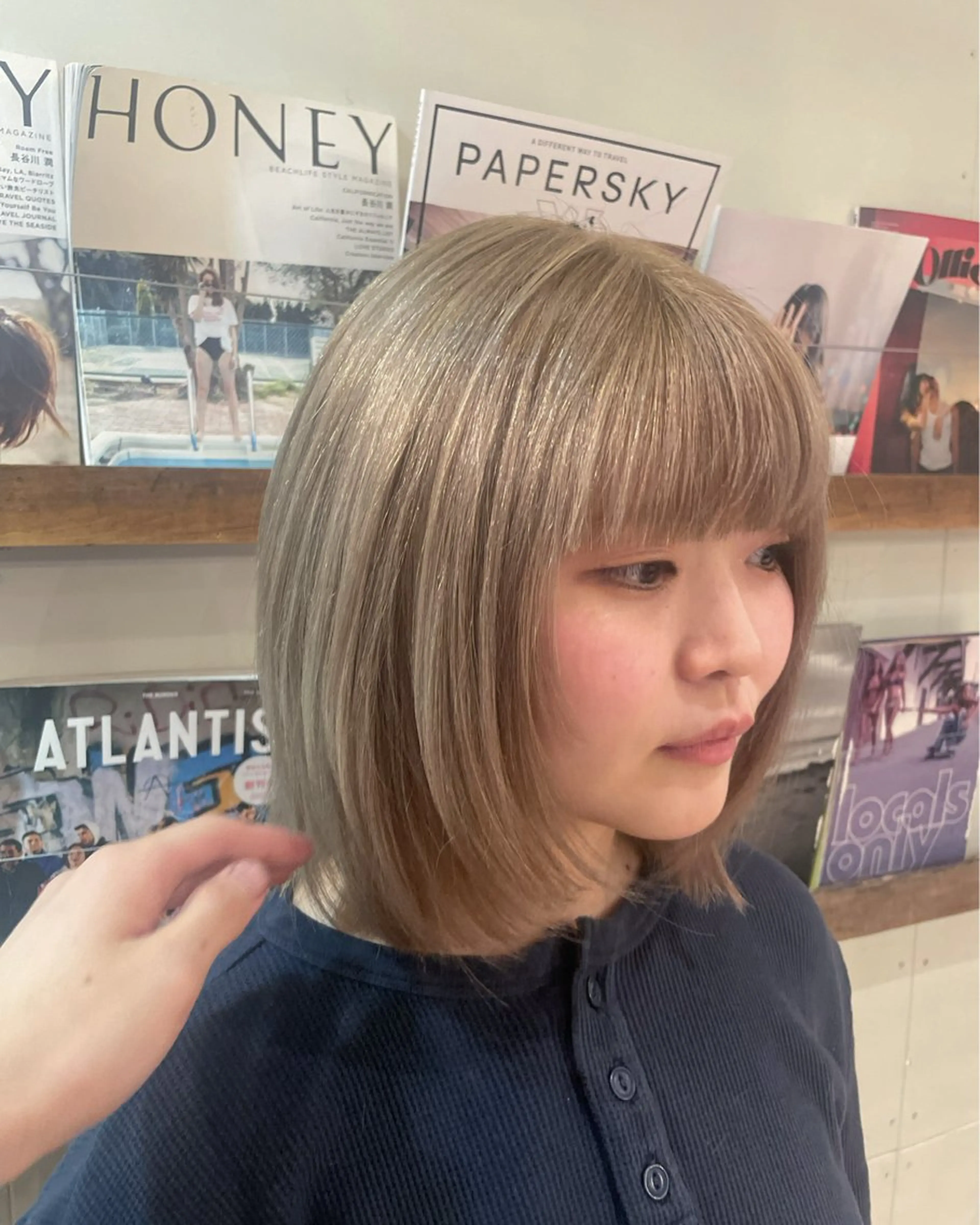 ミディアム 🍫ブラウン/透明感 kaito🍫のヘアスタイル