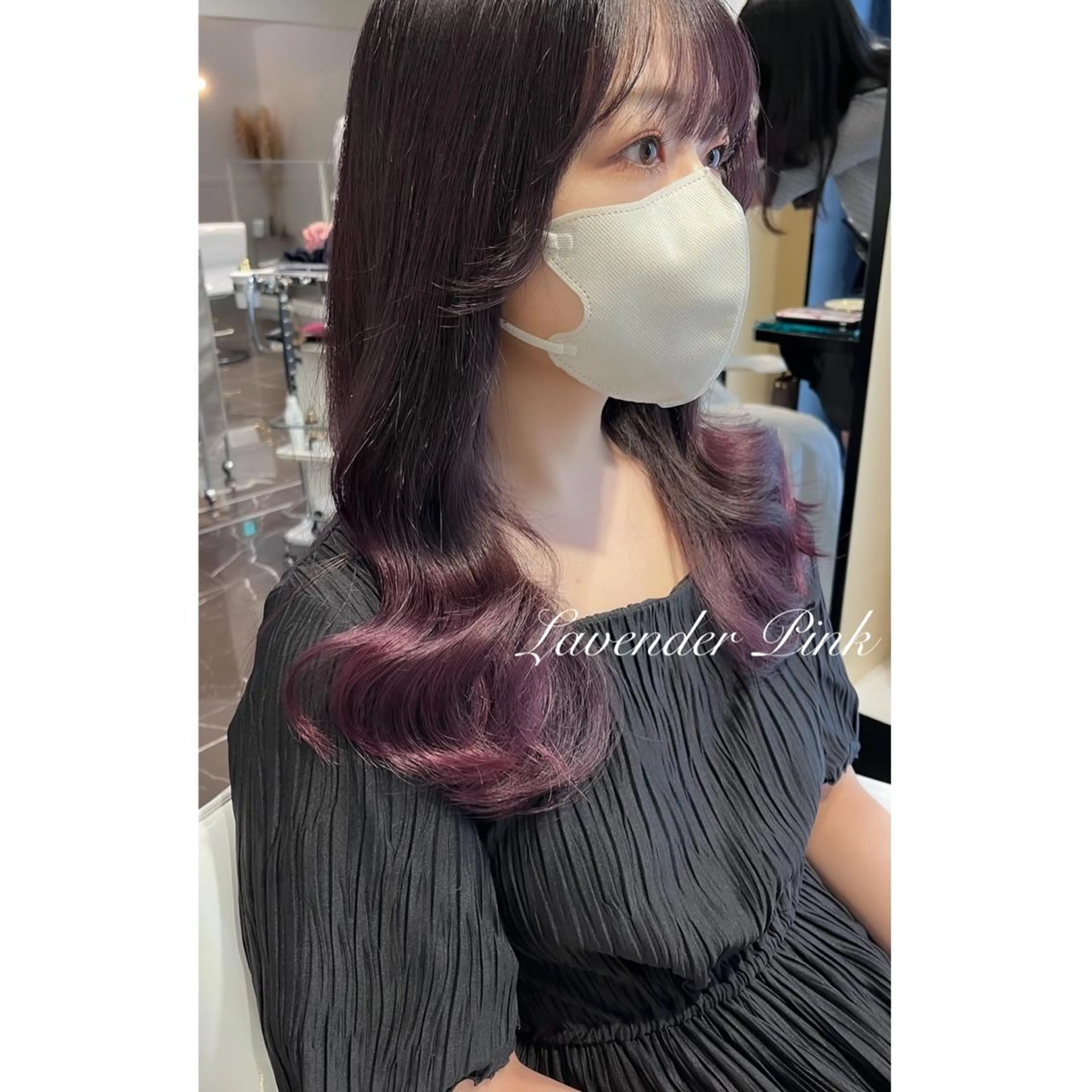 ロング カラー ブリーチ ヘアカラー miyu /トレンド カラー×艶髪のヘアスタイル