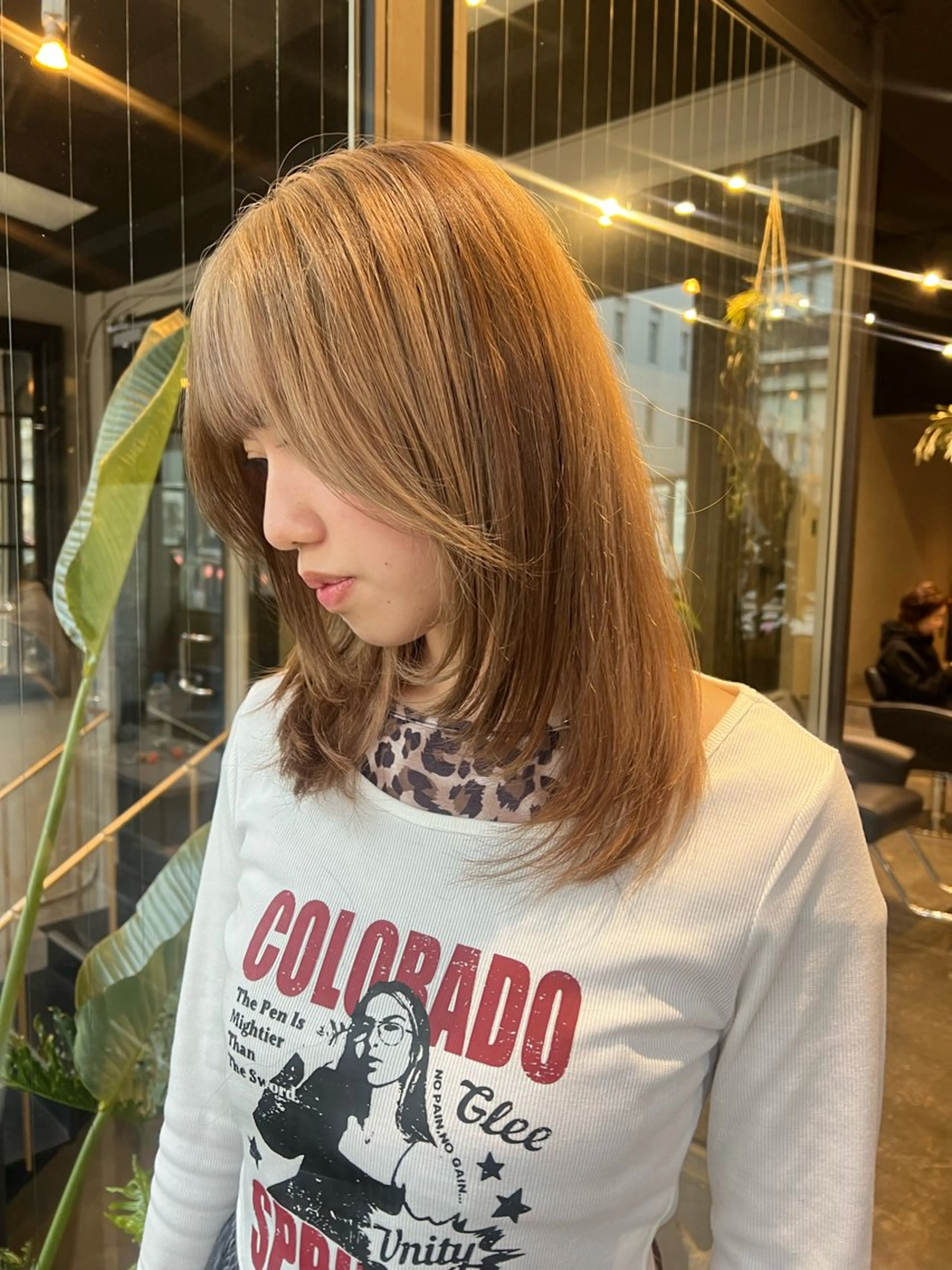 ミディアム カラー カット ヘアカラー トリートメント カラー特化美容師 💎EIKI💎のヘアスタイル