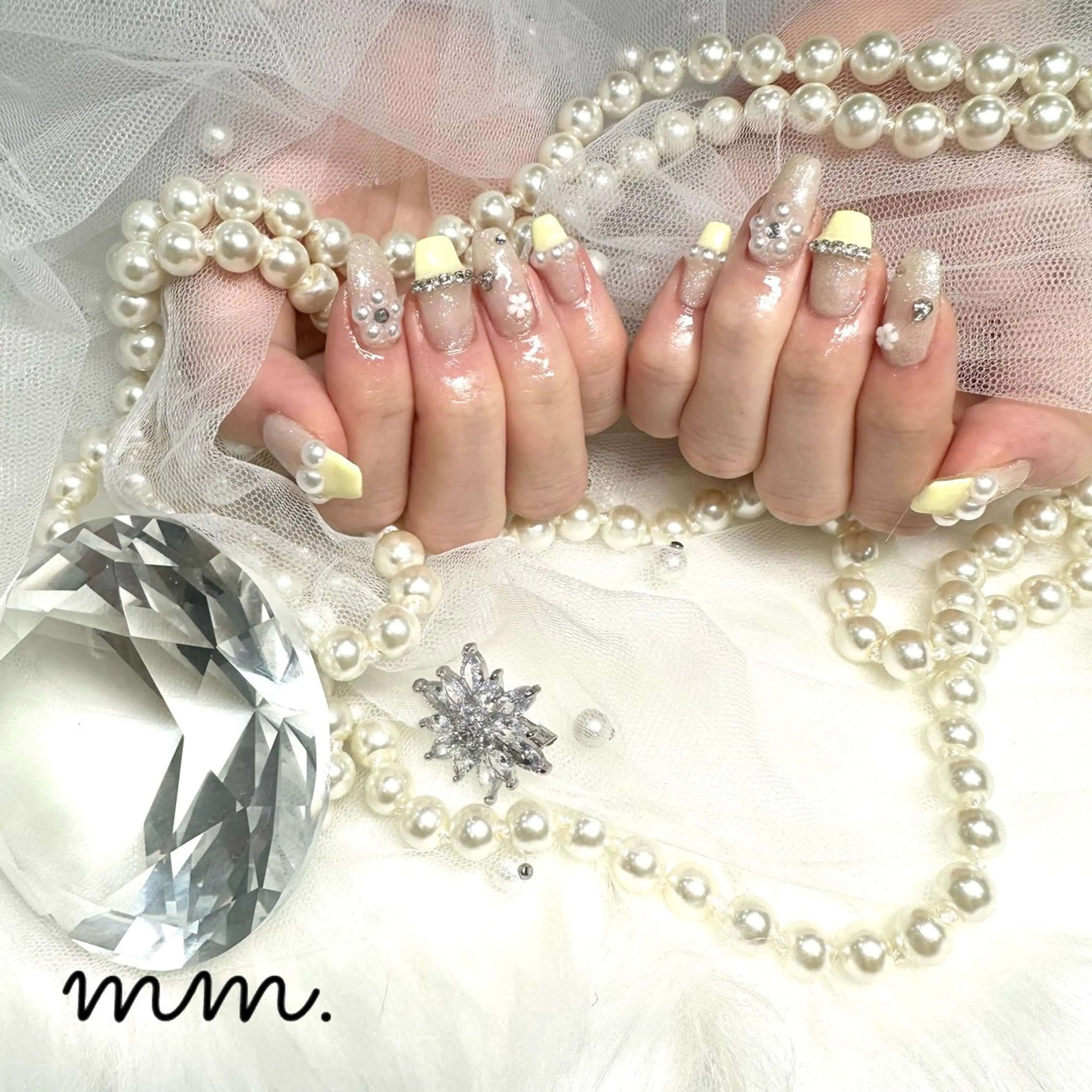 ネイル ハンドネイル 🩷🩵mm.大宮 Riyo🧸🩵🩷のネイルデザイン