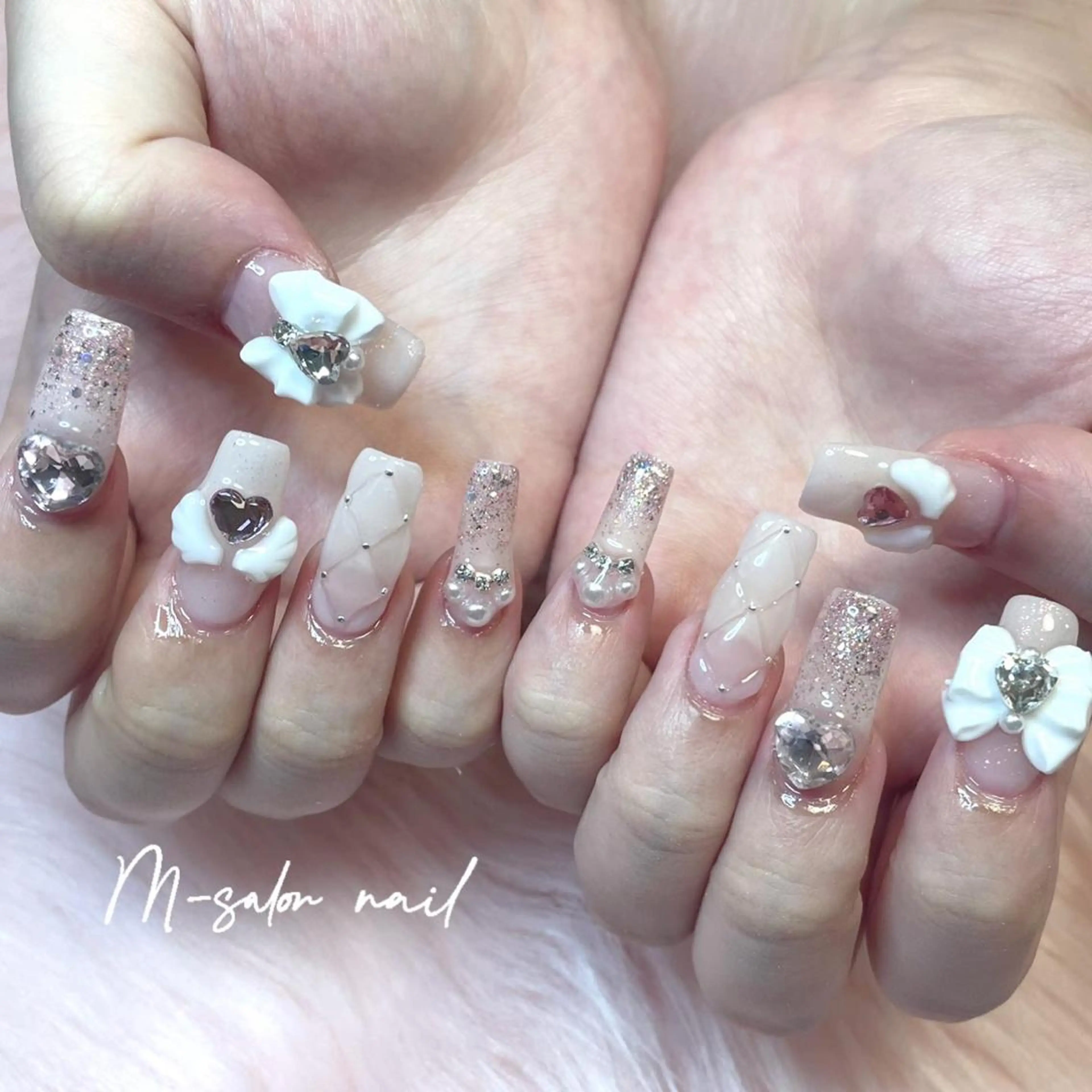 ネイル ハンドネイル 韓国/網紅/パーツ M-salonのネイルデザイン