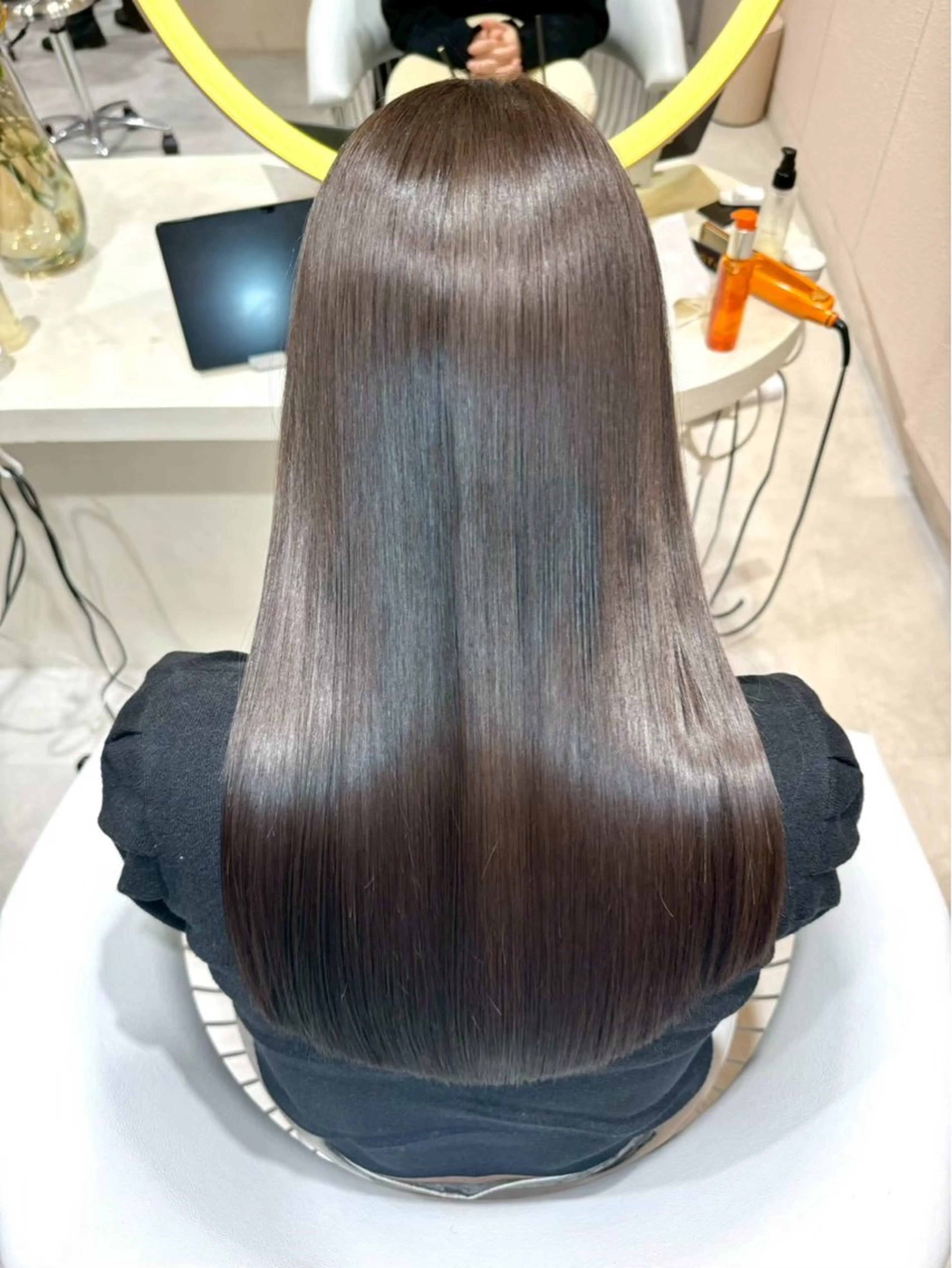 ロング 縮毛矯正特化/堀川 音芭のヘアスタイル