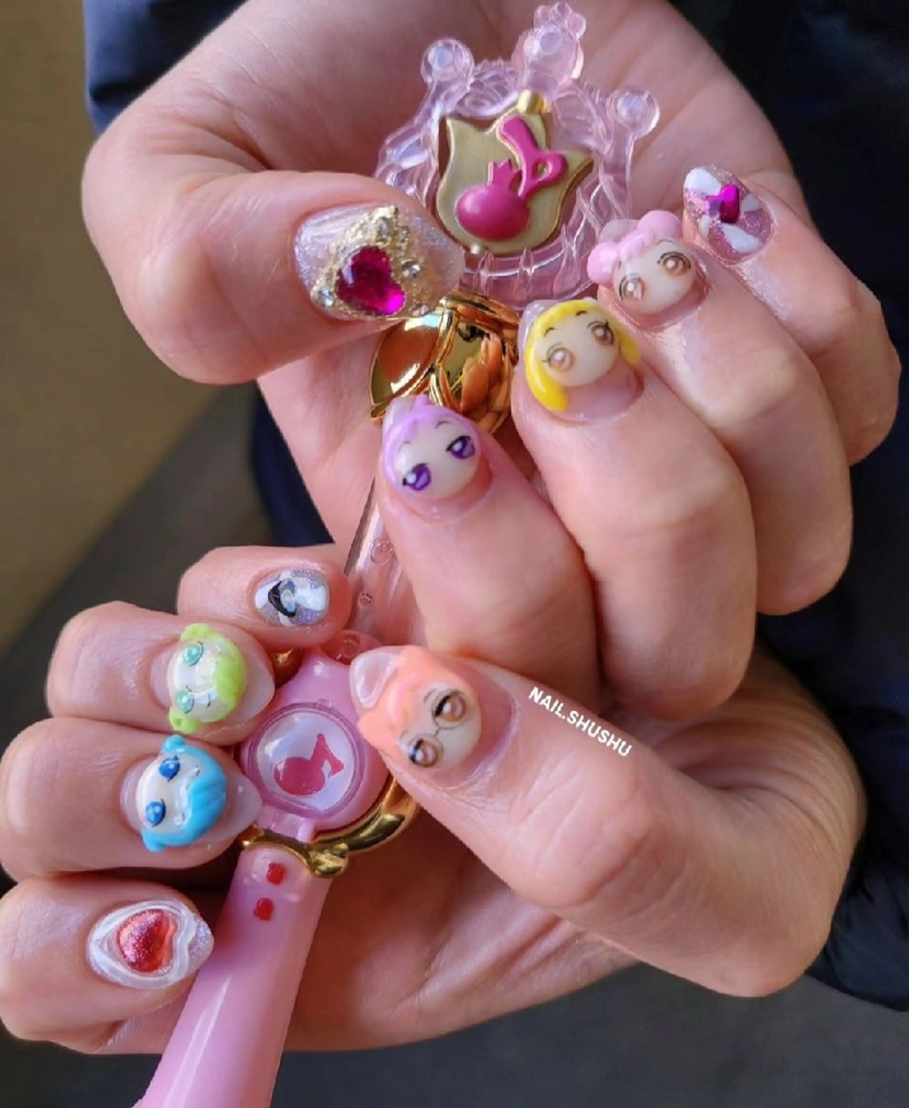 ネイル 持ち込み ニュアンスネイル ワンカラーネイル シンプルネイル 春ネイル 3dパーツ/流行り 👧shushu❤️のネイルデザイン