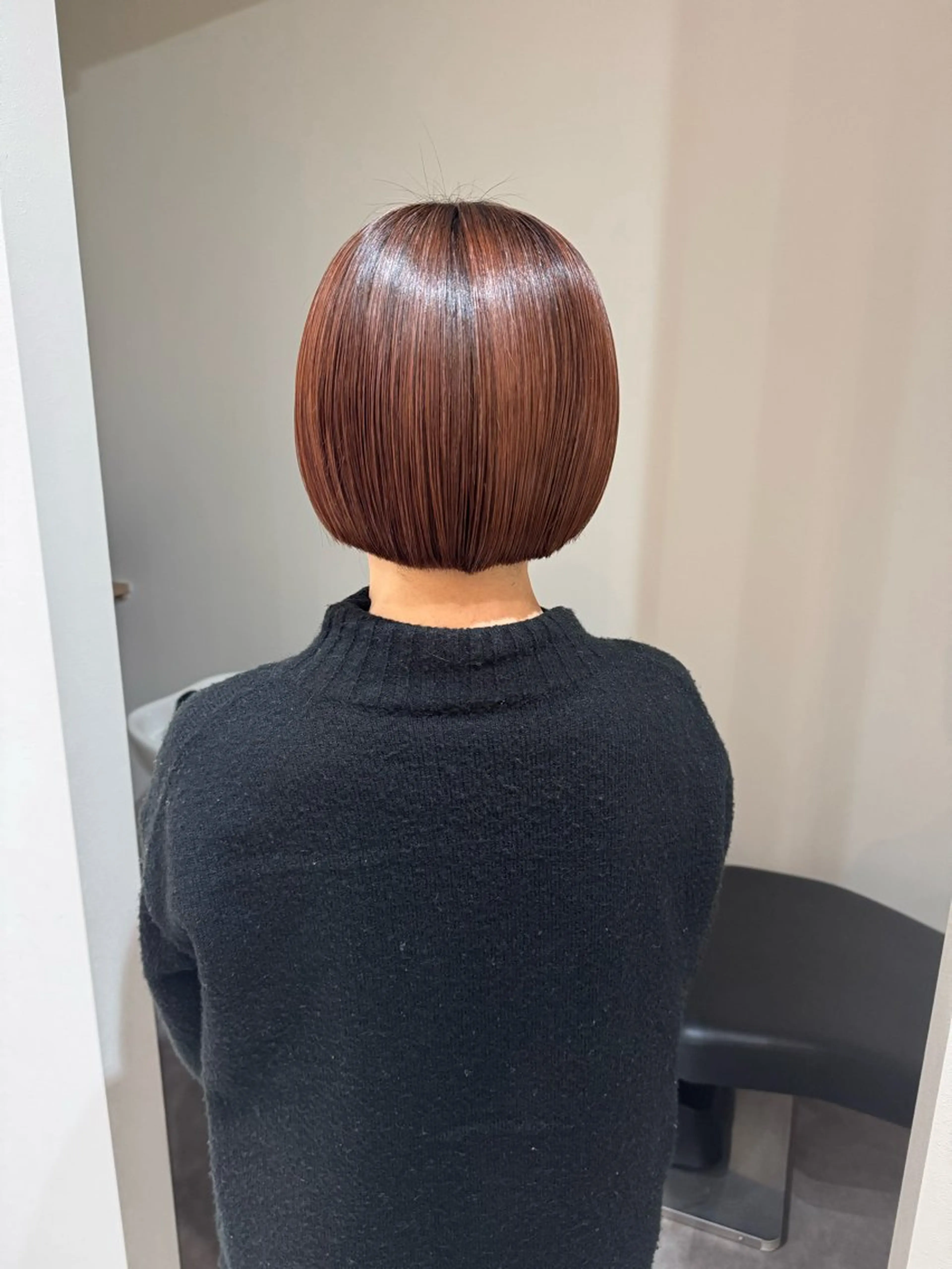 ショート カラー 大人な抜け感レイヤー remi🖤のヘアスタイル