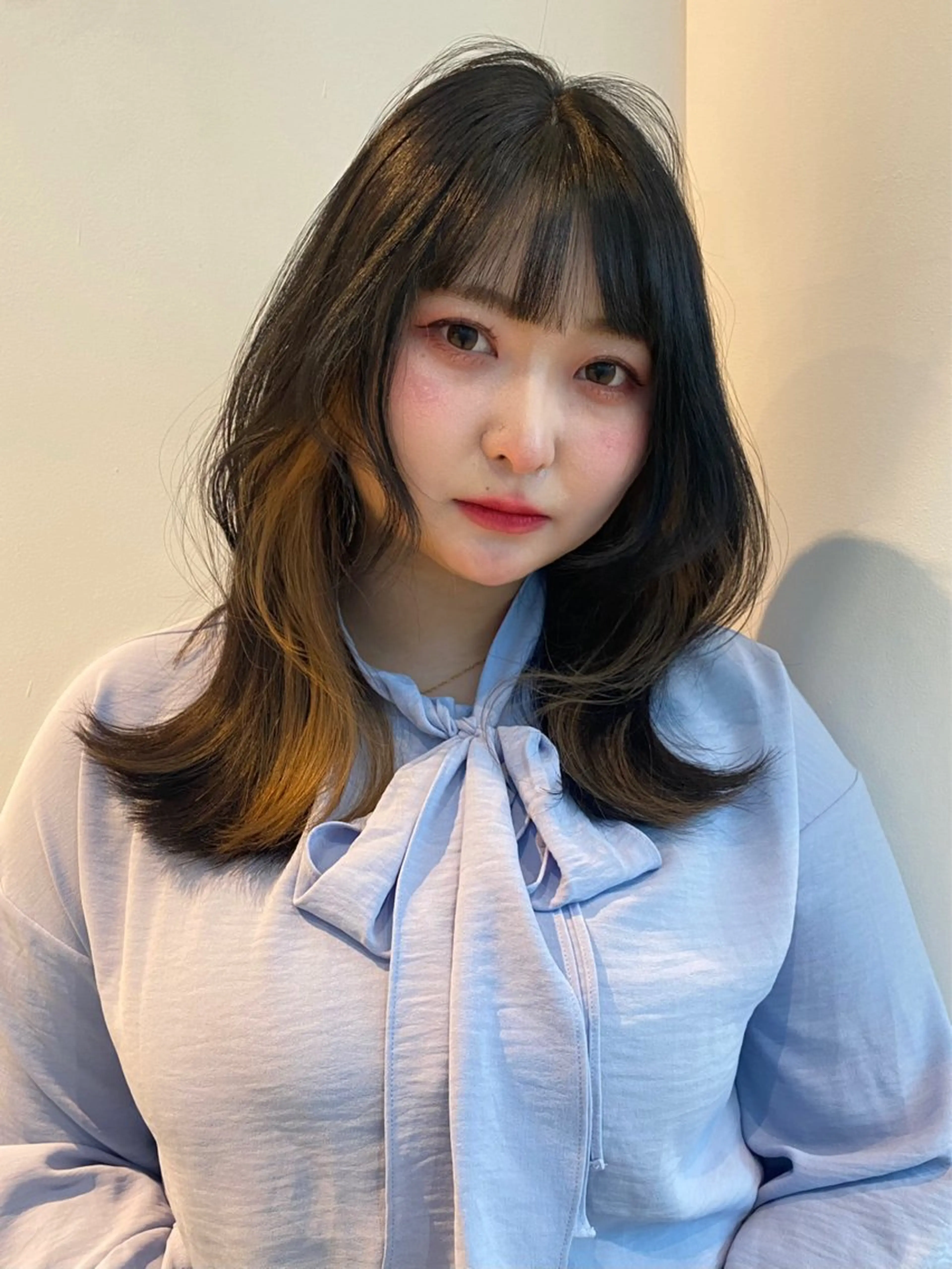 ロング カラー くびれヘア カット ヘアカラー トリートメント mai / linoah˚✧のヘアスタイル