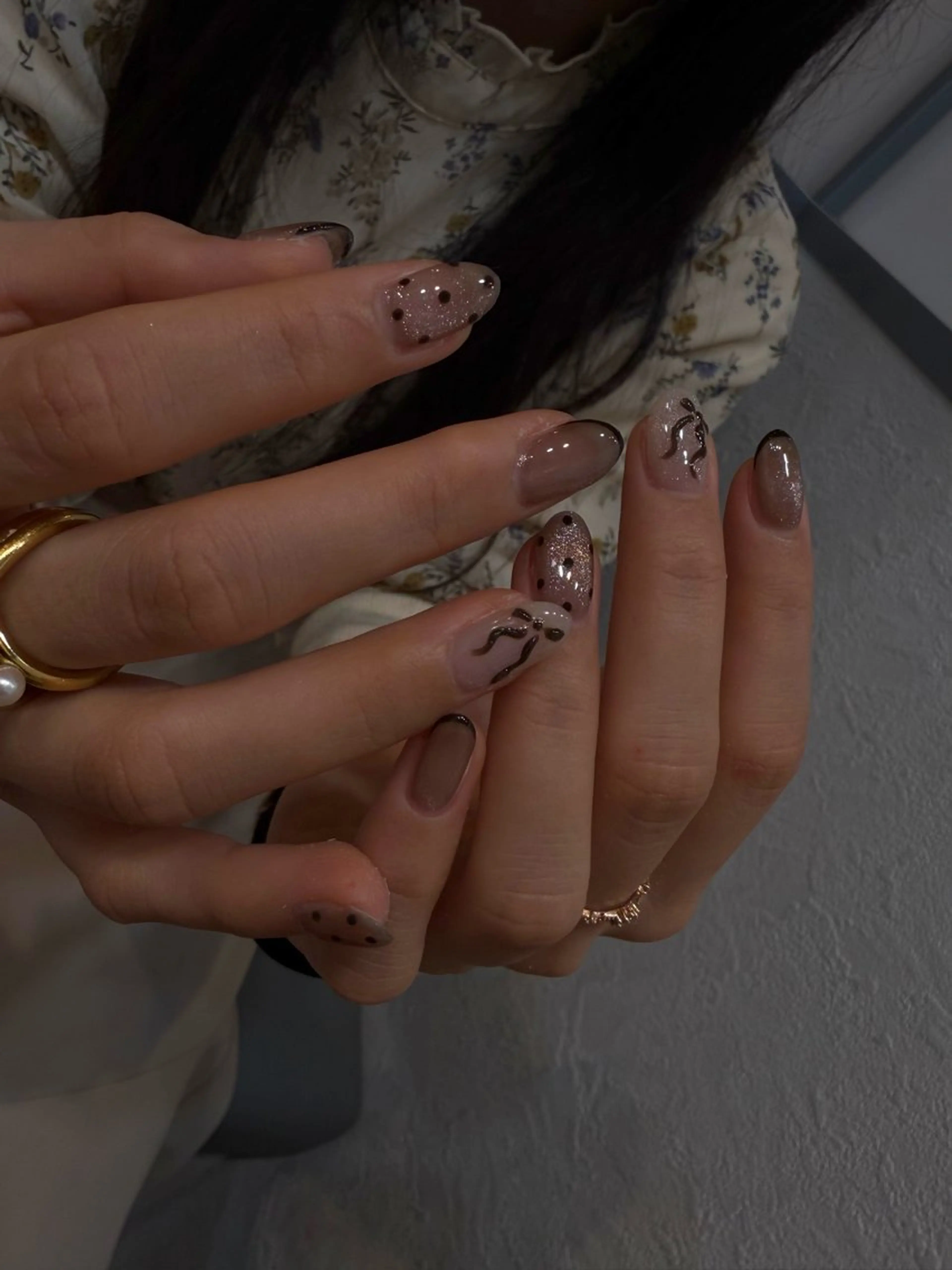 ネイル ハンドネイル mii 🦋 【梅田・中崎町】のネイルデザイン