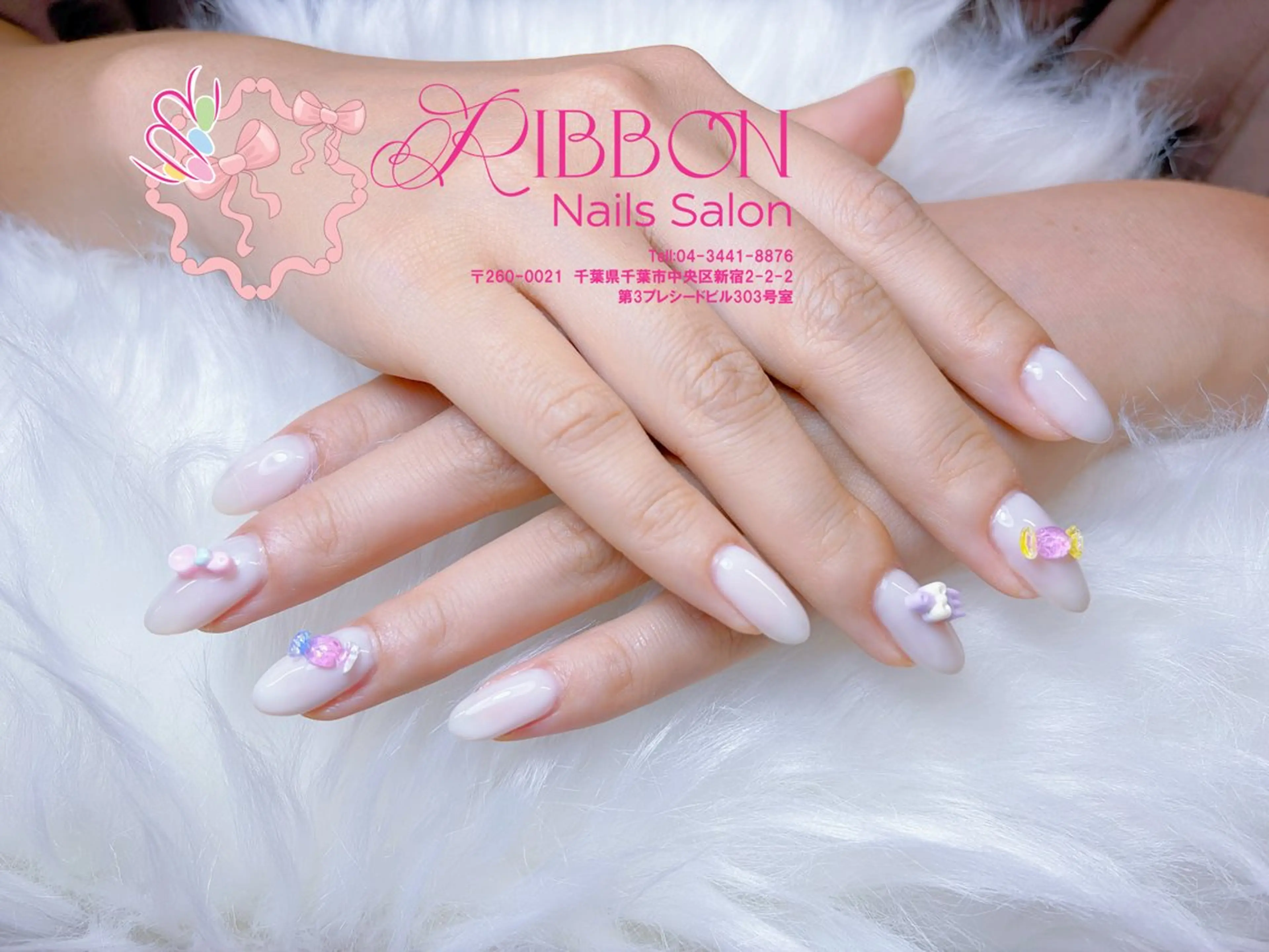 ネイル 持ち込み Ribbonnail salonのネイルデザイン