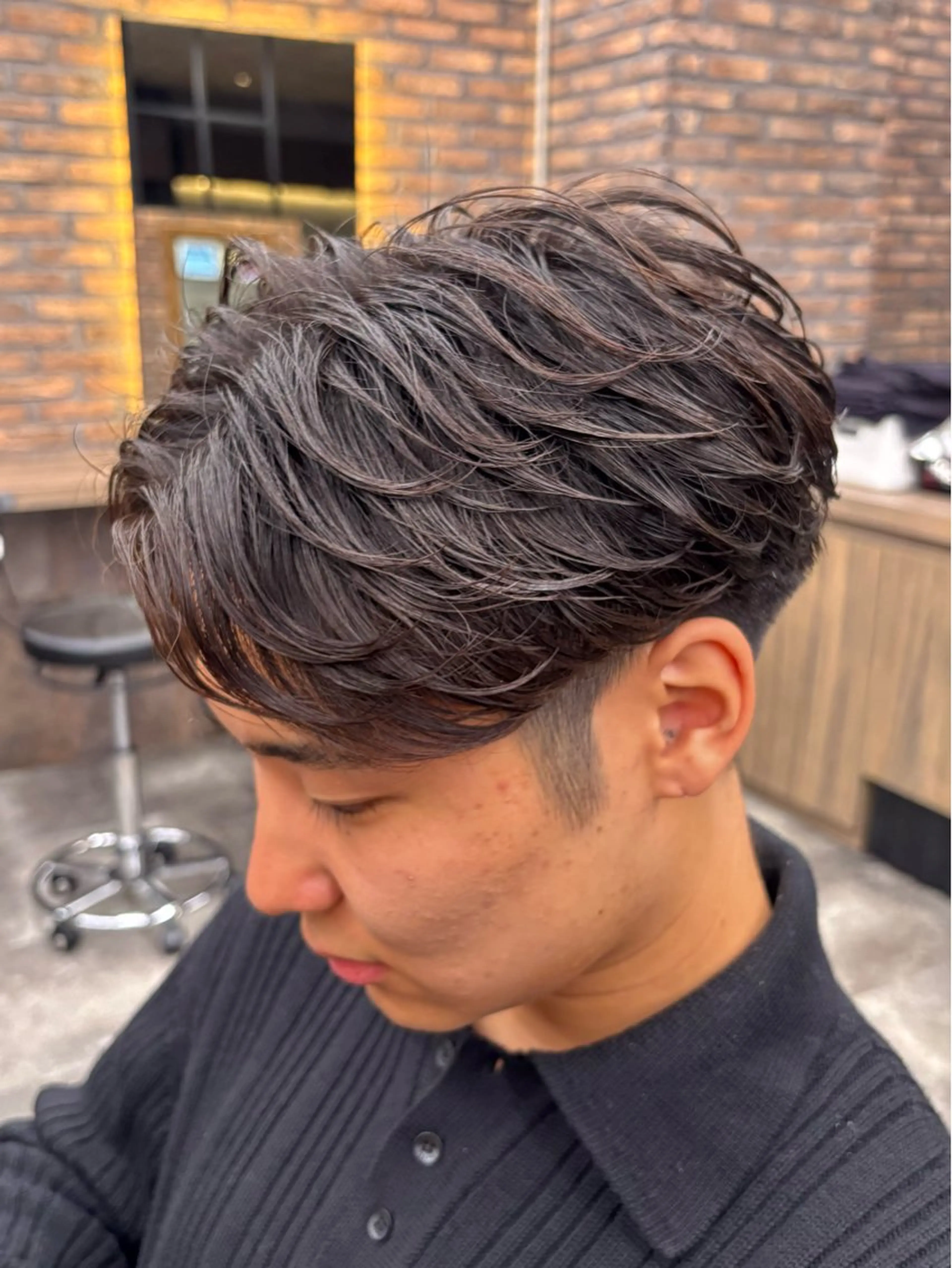 メンズ カット パーマ 🪽直毛男子の救世主 🪽フェザーパーマのヘアスタイル