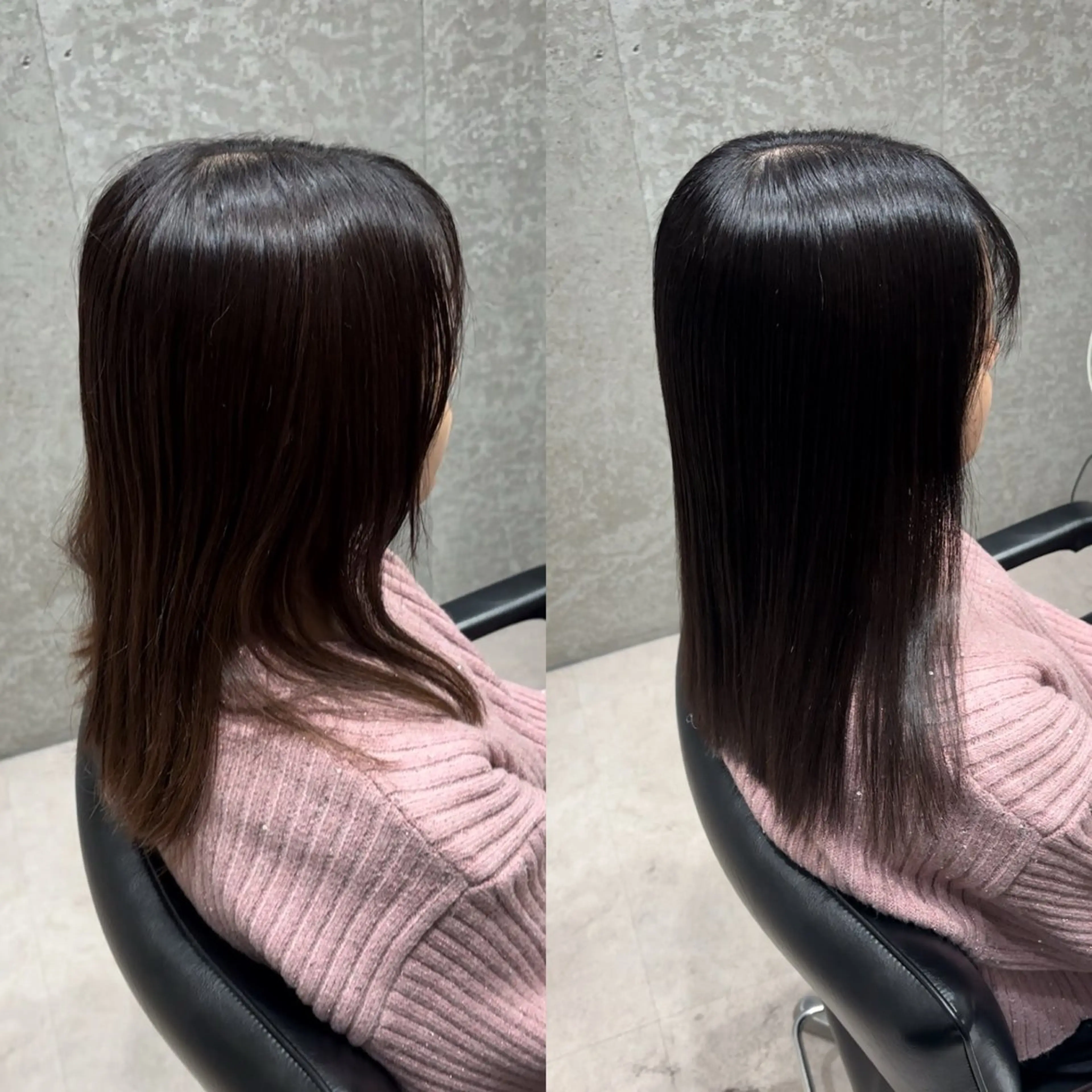 セミロング カラー アクアカラー 髪質改善 トリートメント カット ヘアカラー トリートメント 髪質改善ヘアケア 艶髪特化/上田のヘアスタイル