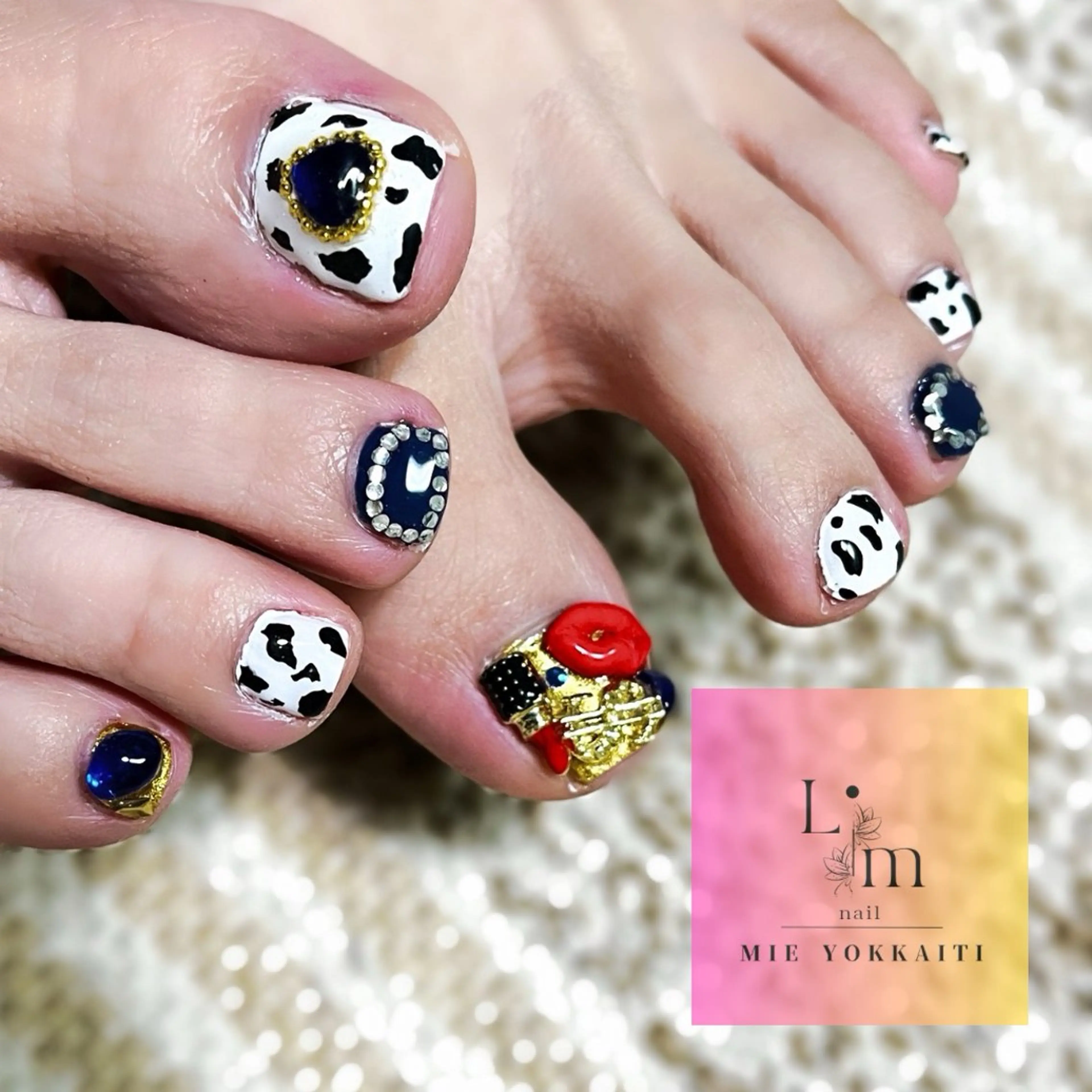 ネイル フットネイル Li.m nail リム ネイルのネイルデザイン