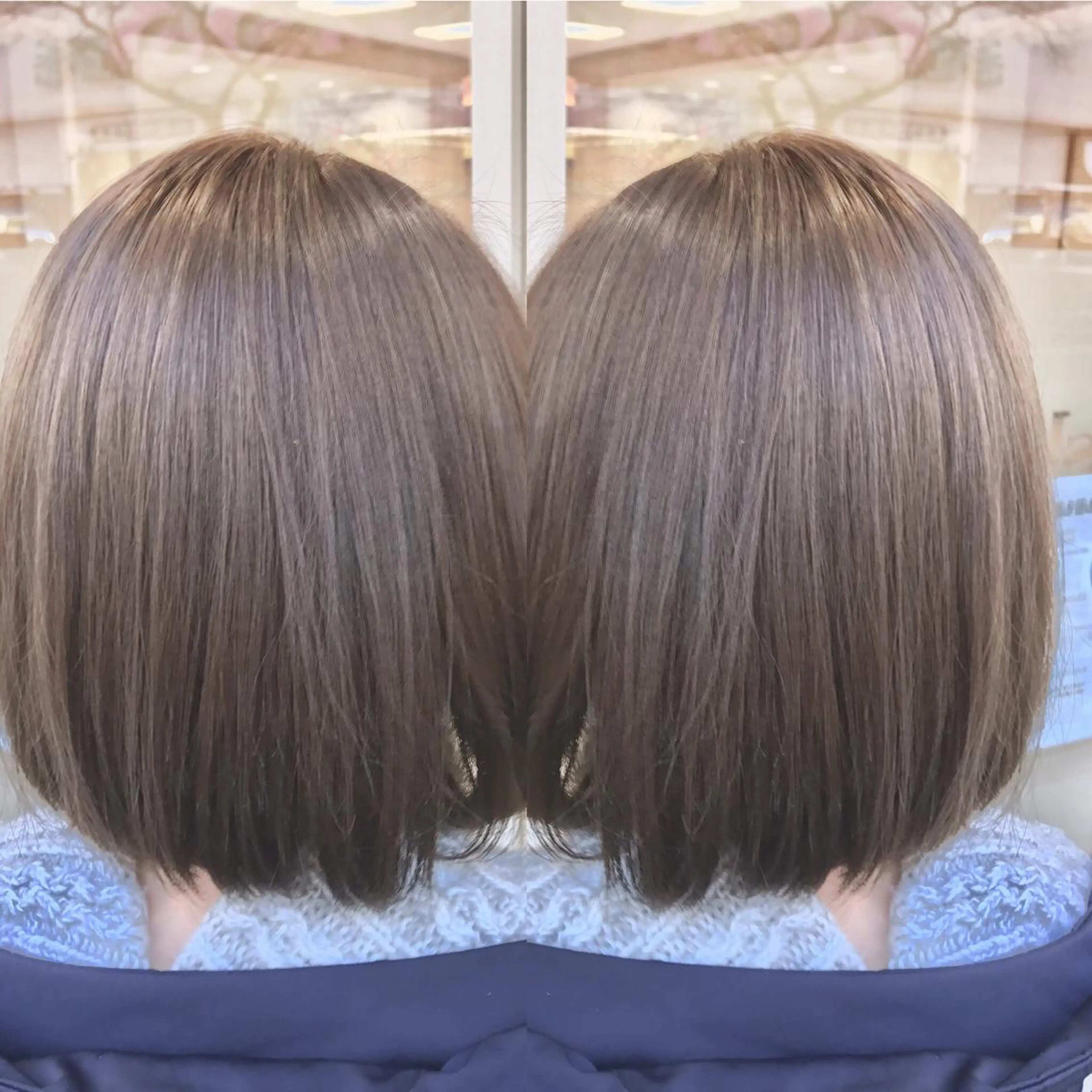 ショート ボブ 縮毛/レイヤー 韓国/橋口のヘアスタイル