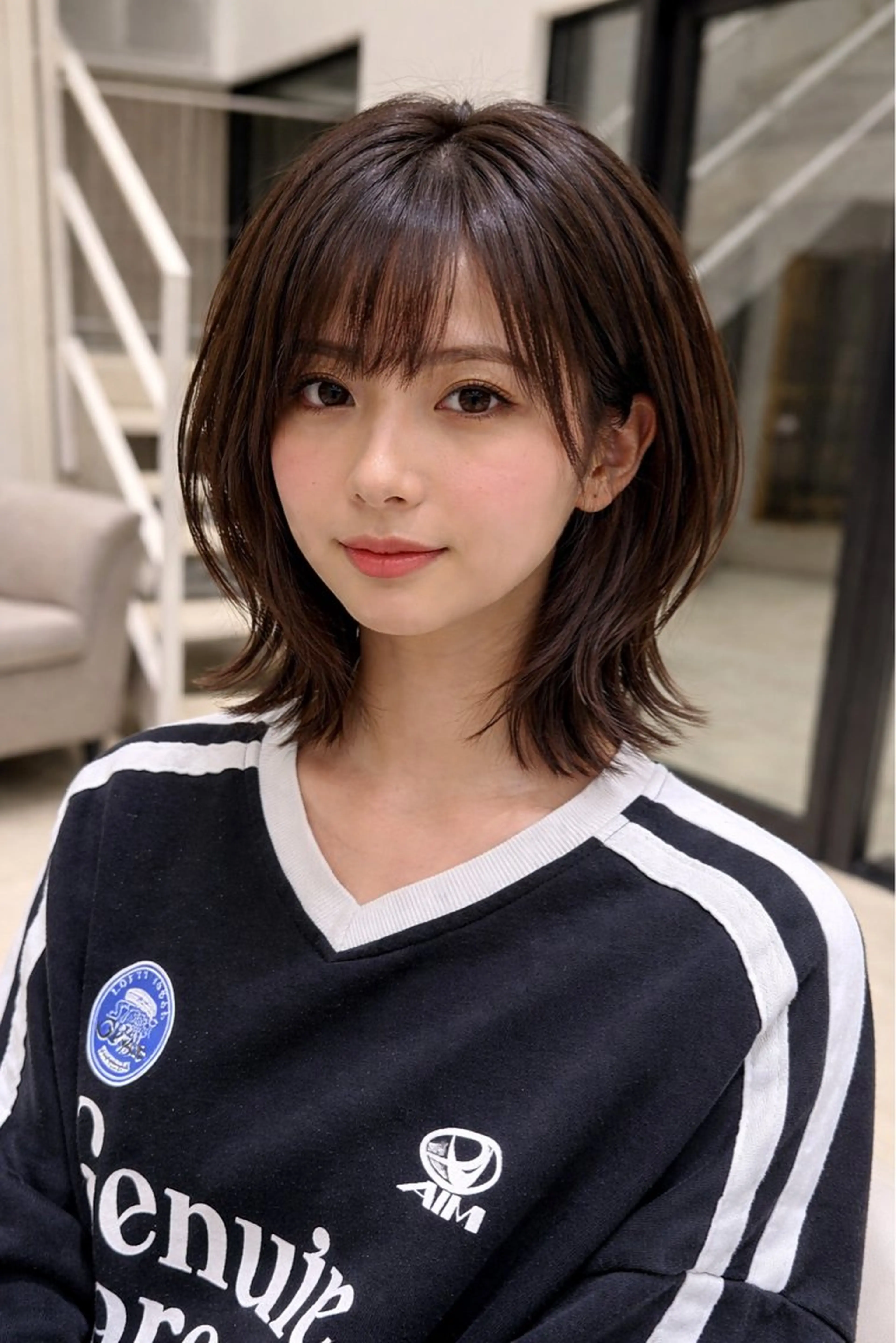 ショート カット 小川 朋夏のヘアスタイル