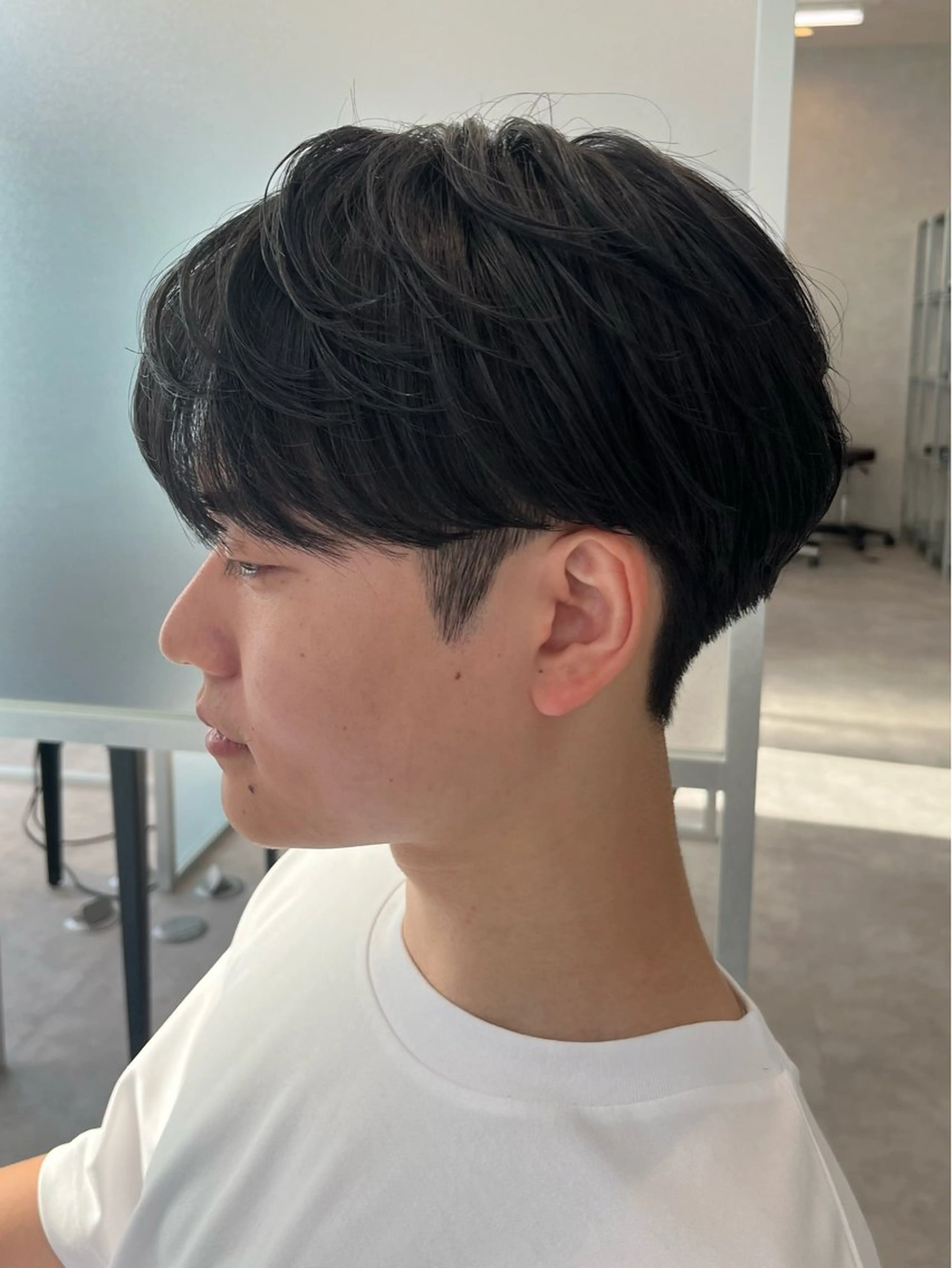 ショート シースルーバング ショートヘア YUZUKI／ 韓国風／メンズカットのヘアスタイル