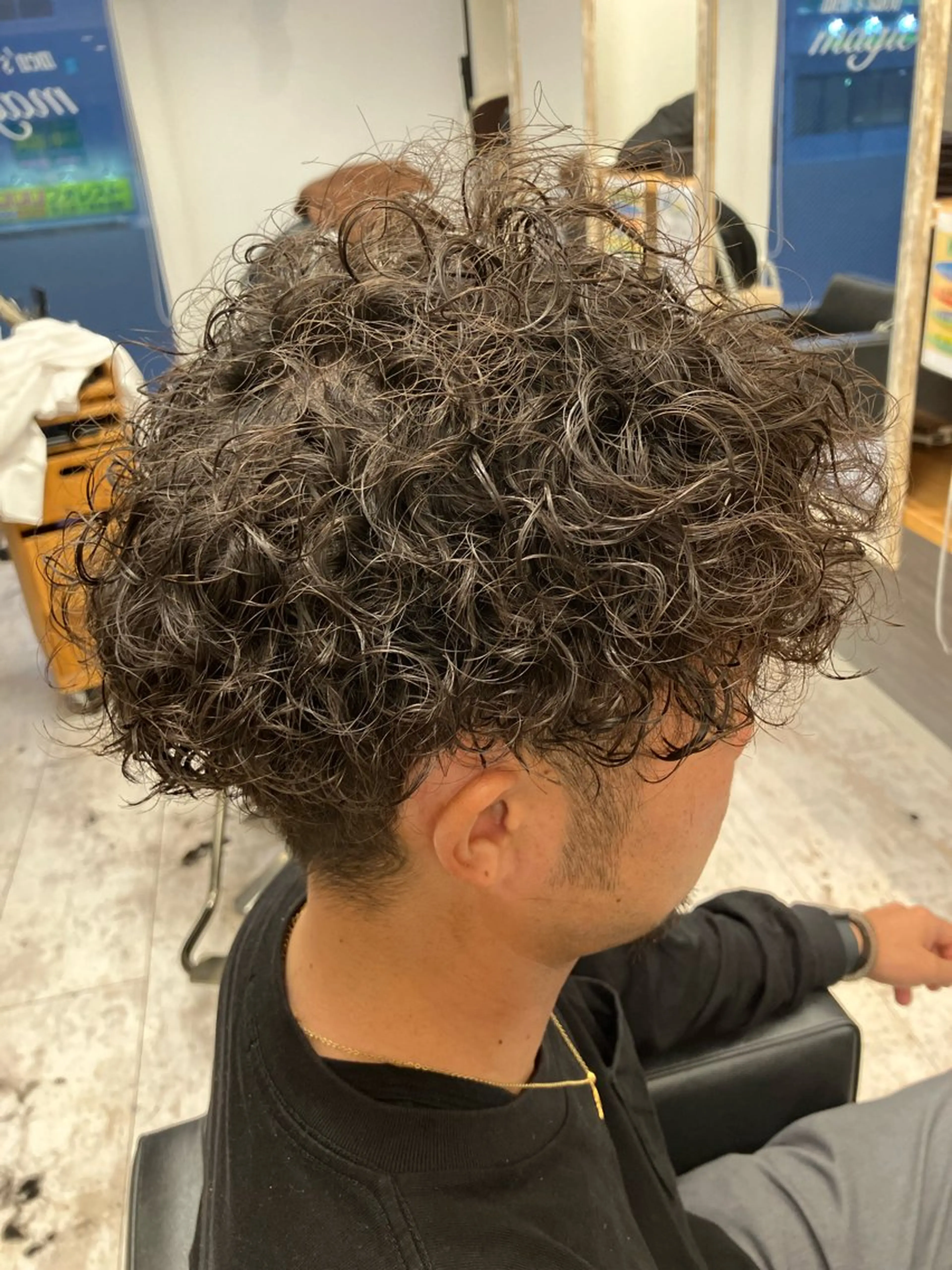 パーマ メンズ カット パーマ メンズ特化/パーマ/ フェードWATARUのヘアスタイル