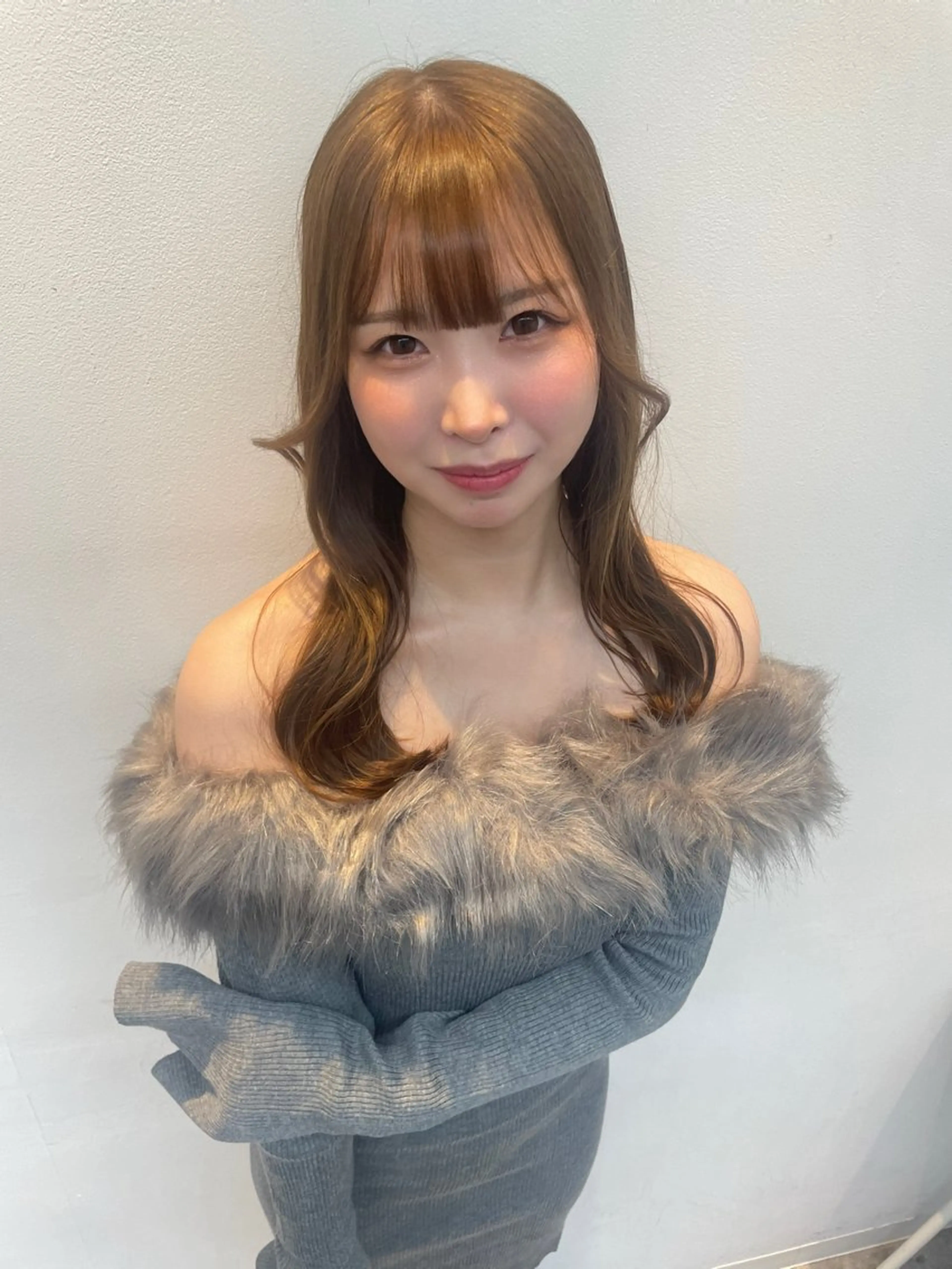 ロング 札幌クロスパーマ /🎀柴田ひな🎀のヘアスタイル