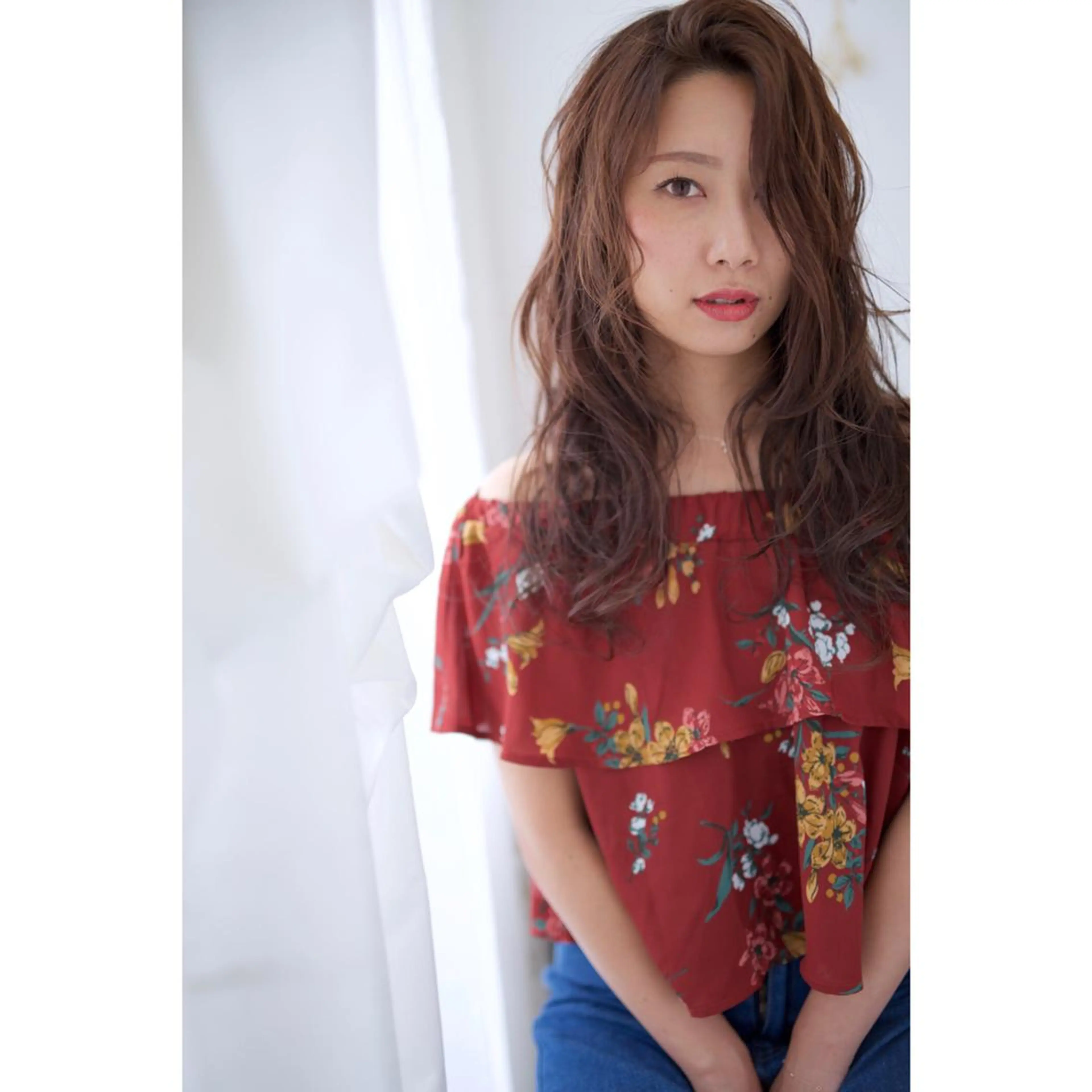 ロング カラー イルミナカラー ロング fio マナミのヘアスタイル