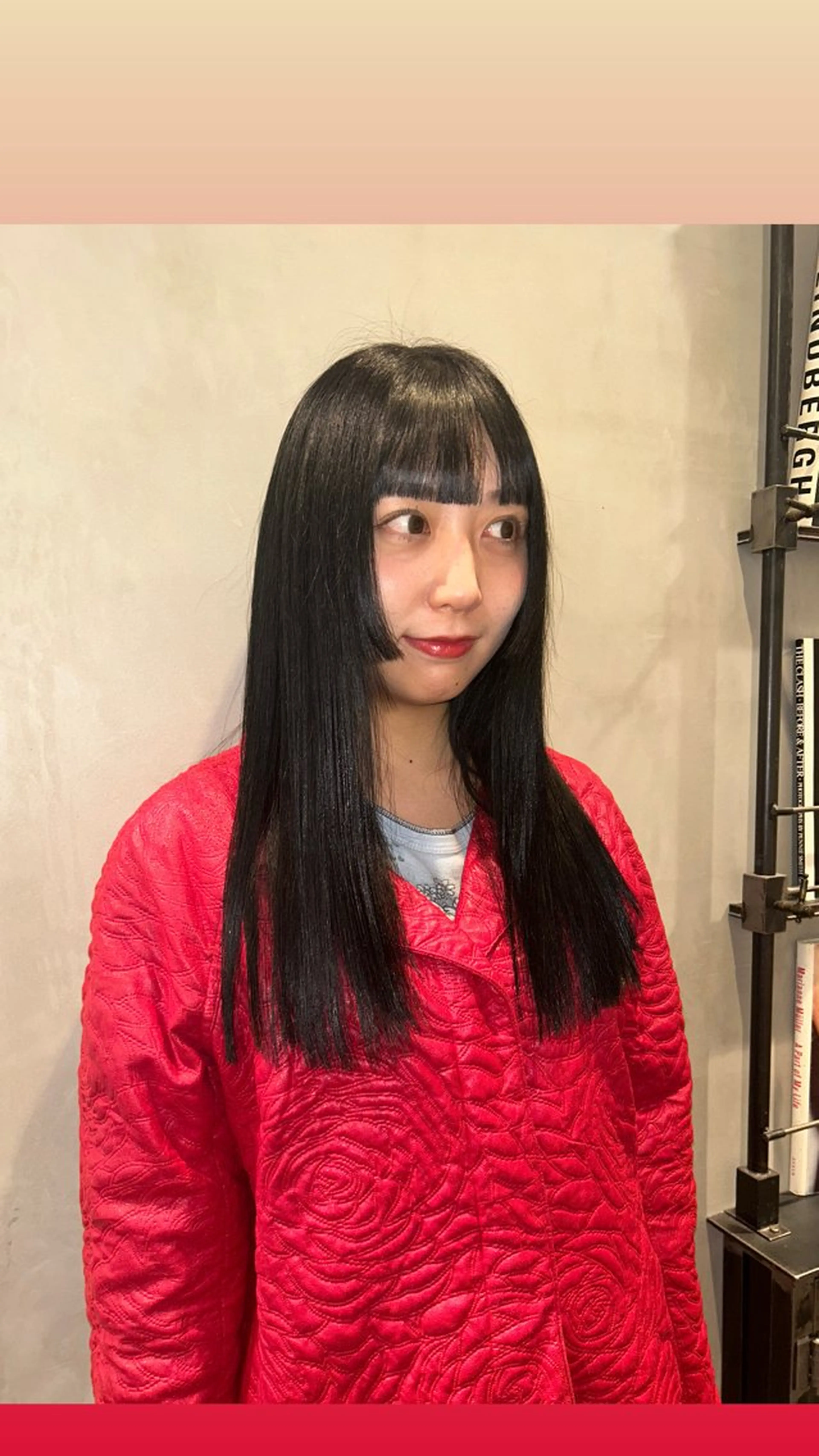 ロング カラー カット ヘアカラー タナカ カナ🫧のヘアスタイル