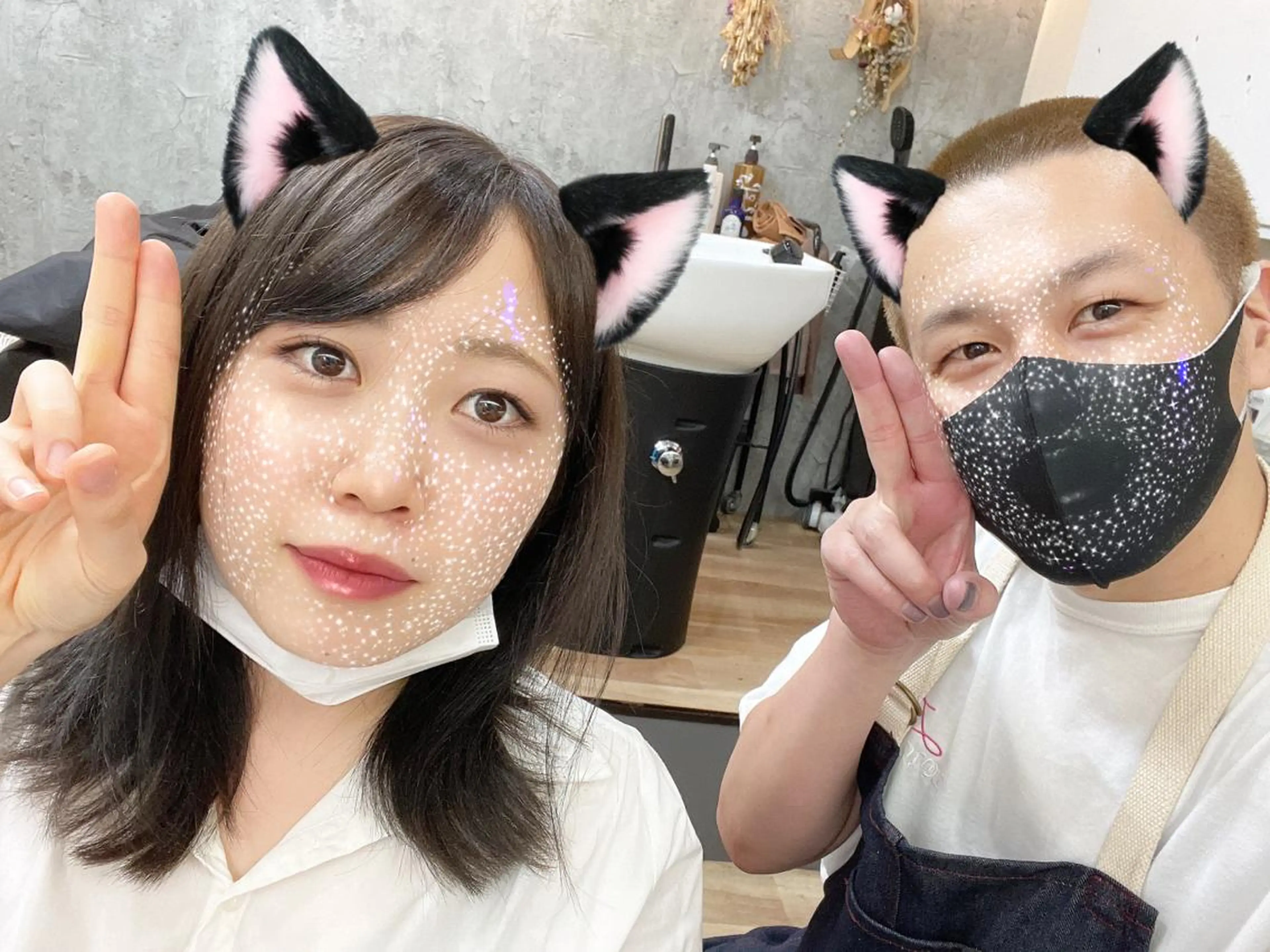 ミディアム カラー TOWA 野村　コウダイのヘアスタイル