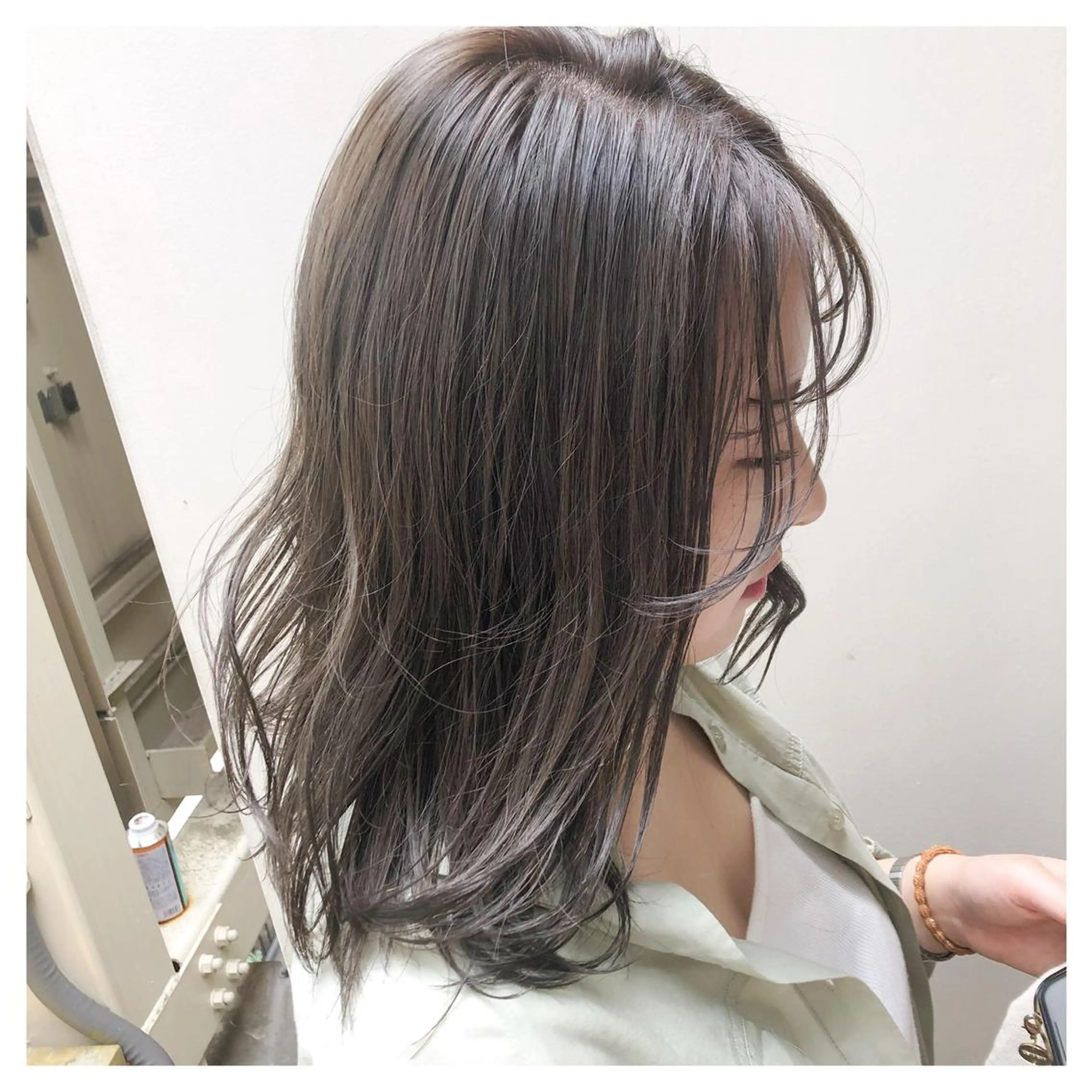 ロング カラー ヘアアレンジ 🤎艶髪×透明感🤎 【𝙔𝙐𝙕𝙐】のヘアスタイル